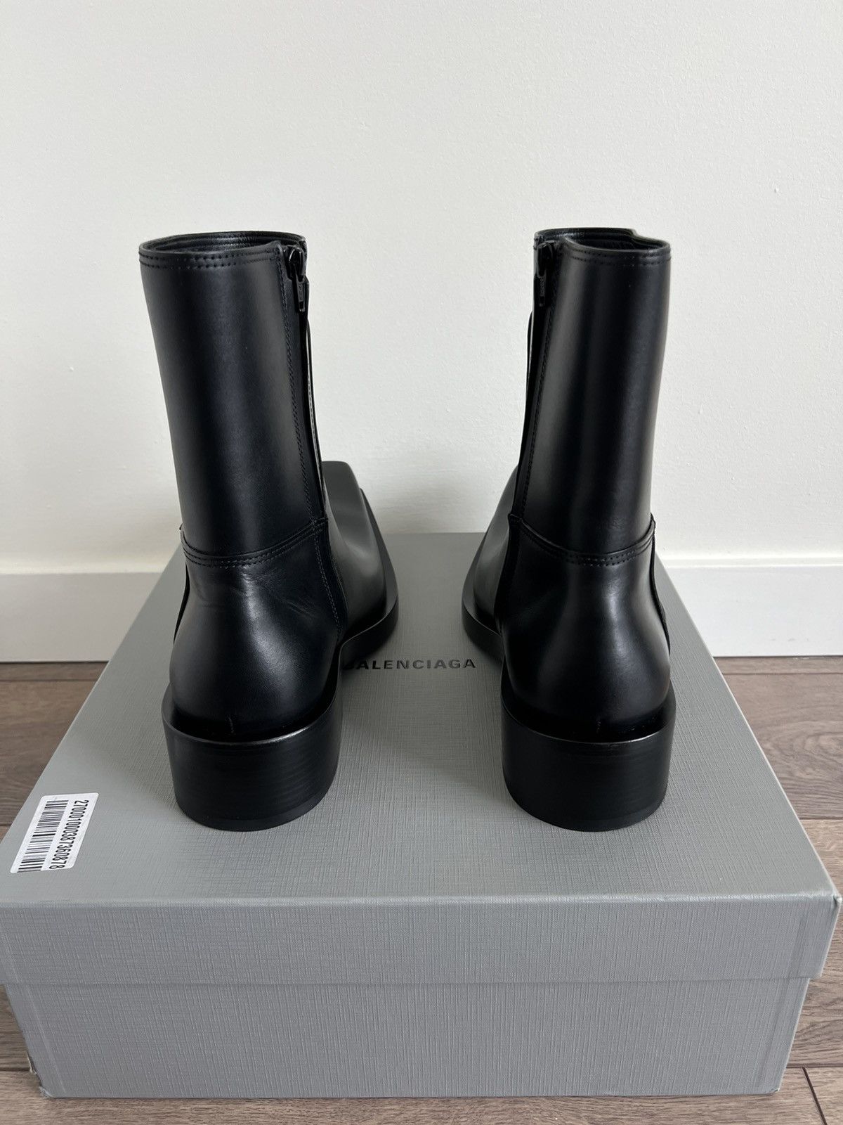 Balenciaga Balenciaga Santiago Boot Black Calfskin 43 Size US 10 / EU 43 - 5 Thumbnail