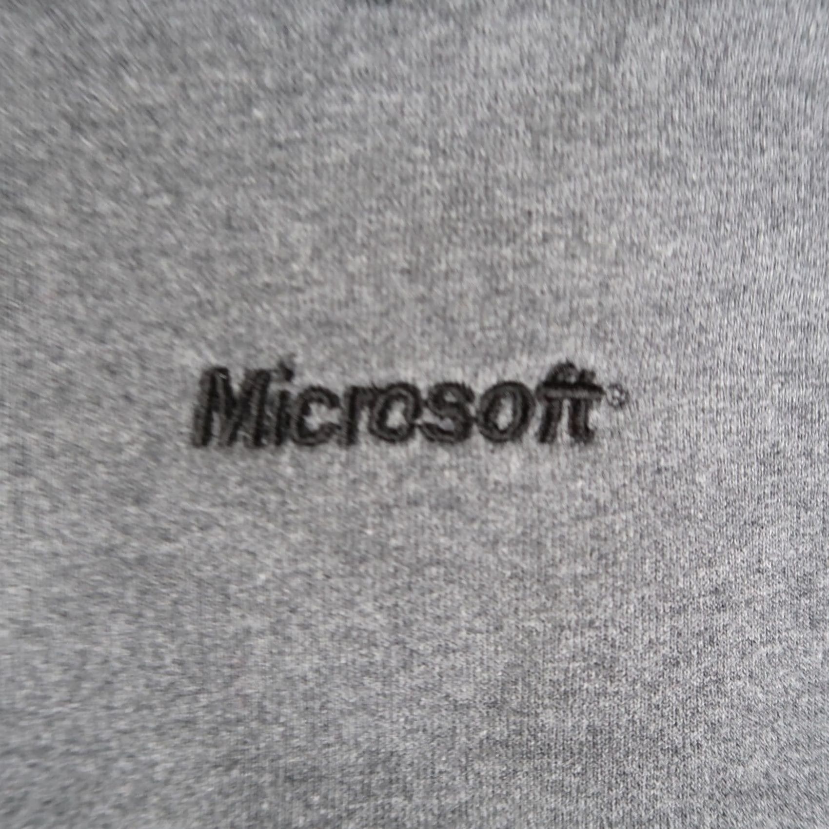 Champion VINTAGE Champion Sweatshirt XL Gray Microsoft Tech Logo Crewneck Mens Size US XL / EU 56 / 4 - 3 Thumbnail