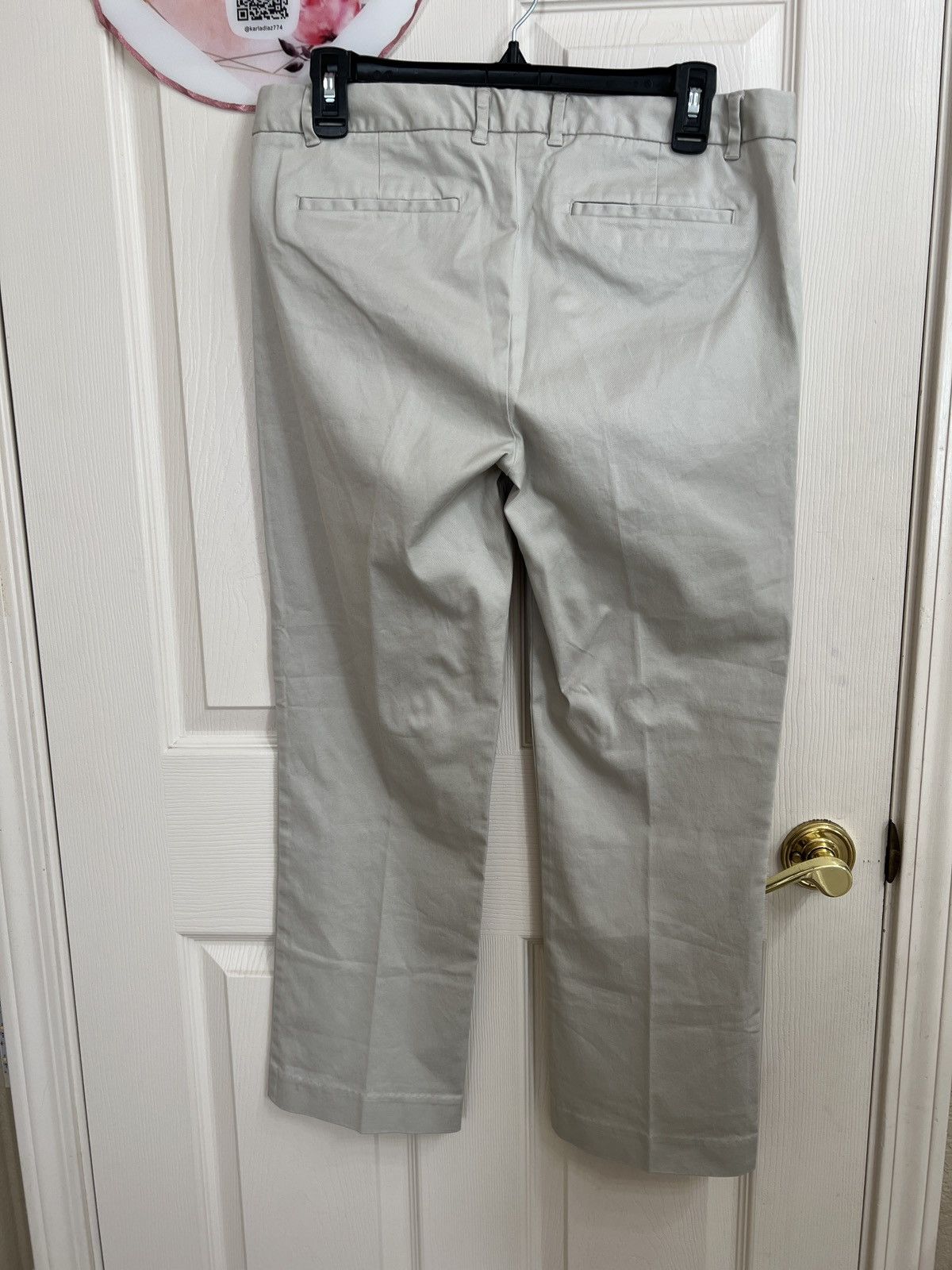J.Crew J.Crew cream City fit stretch pants size 6 Size 28" / US 6 / IT 42 - 4 Thumbnail