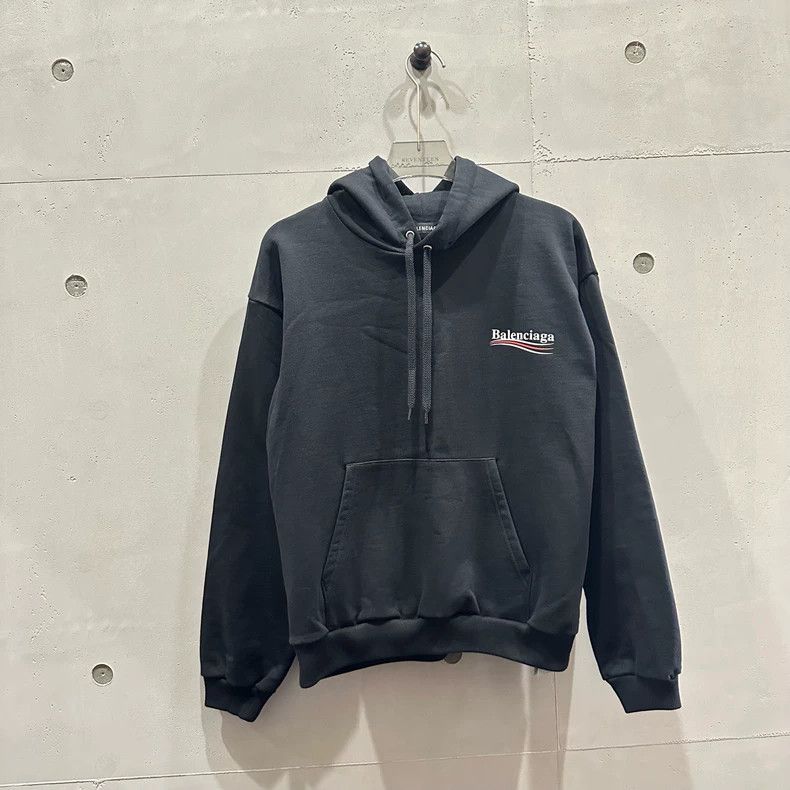 Balenciaga Balenciaga Black coke letter hooded sweater Size US M / EU 48-50 / 2 - 1 Thumbnail