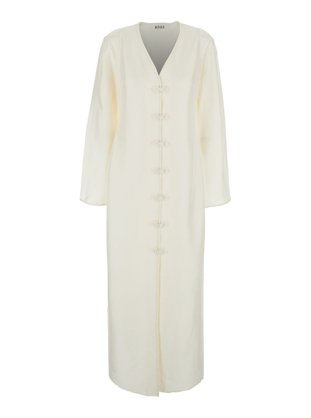Rohe Long Dress 'Mandarin' in White Silk for Women Size S / US 4 / IT 40 - 1 Thumbnail