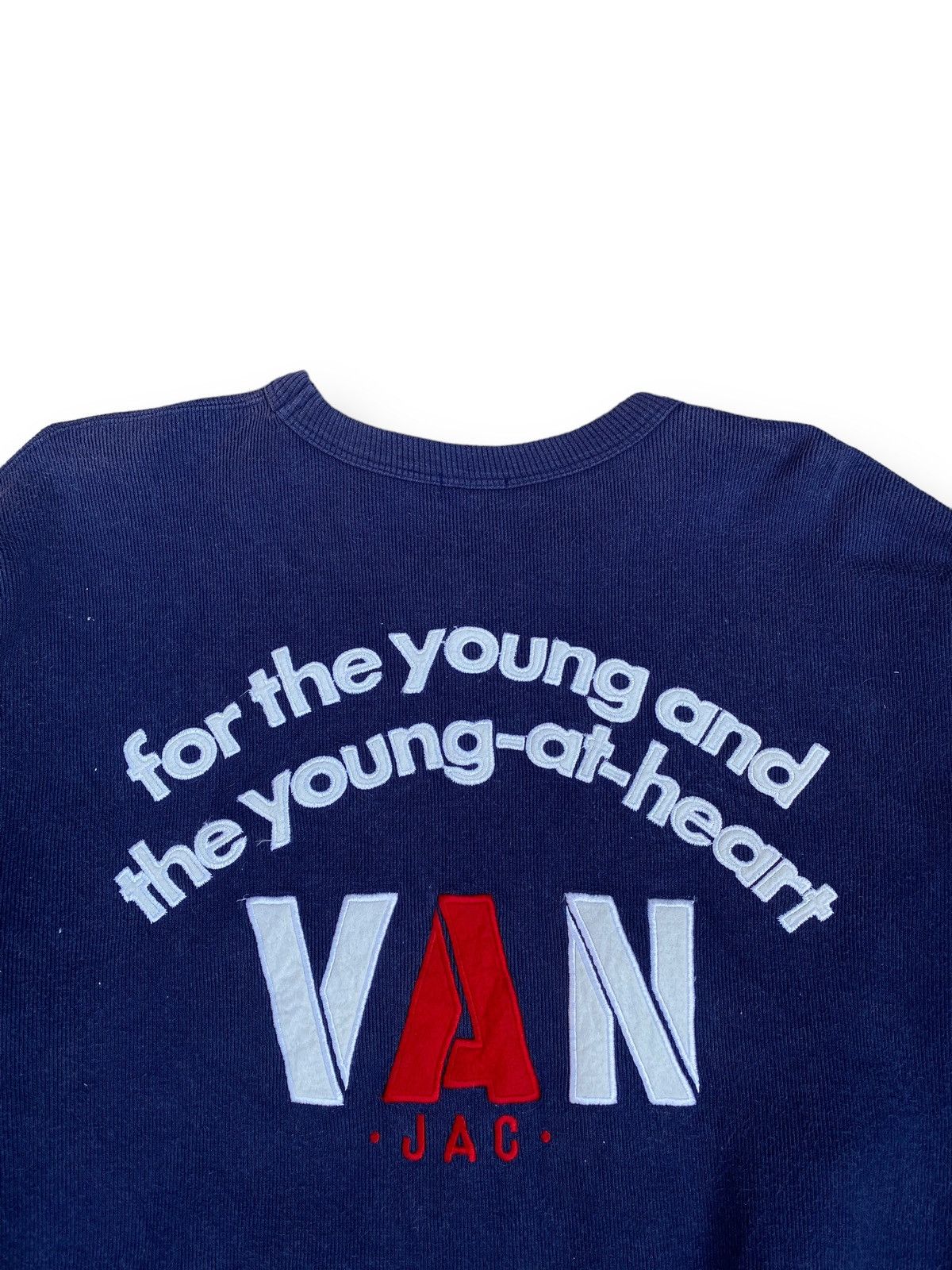 Japanese Brand × Vintage Vintage Van Jac Embroidery Spell Out Sweatshirt. #D3 Size US L / EU 52-54 / 3 - 3 Thumbnail