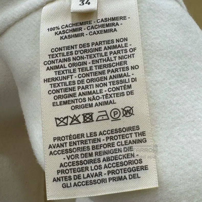 Hermes Hermes White Lapel Mid-Length Tailored Cashmere Overcoat Size XXS / US 00 / IT 34 - 4 Thumbnail