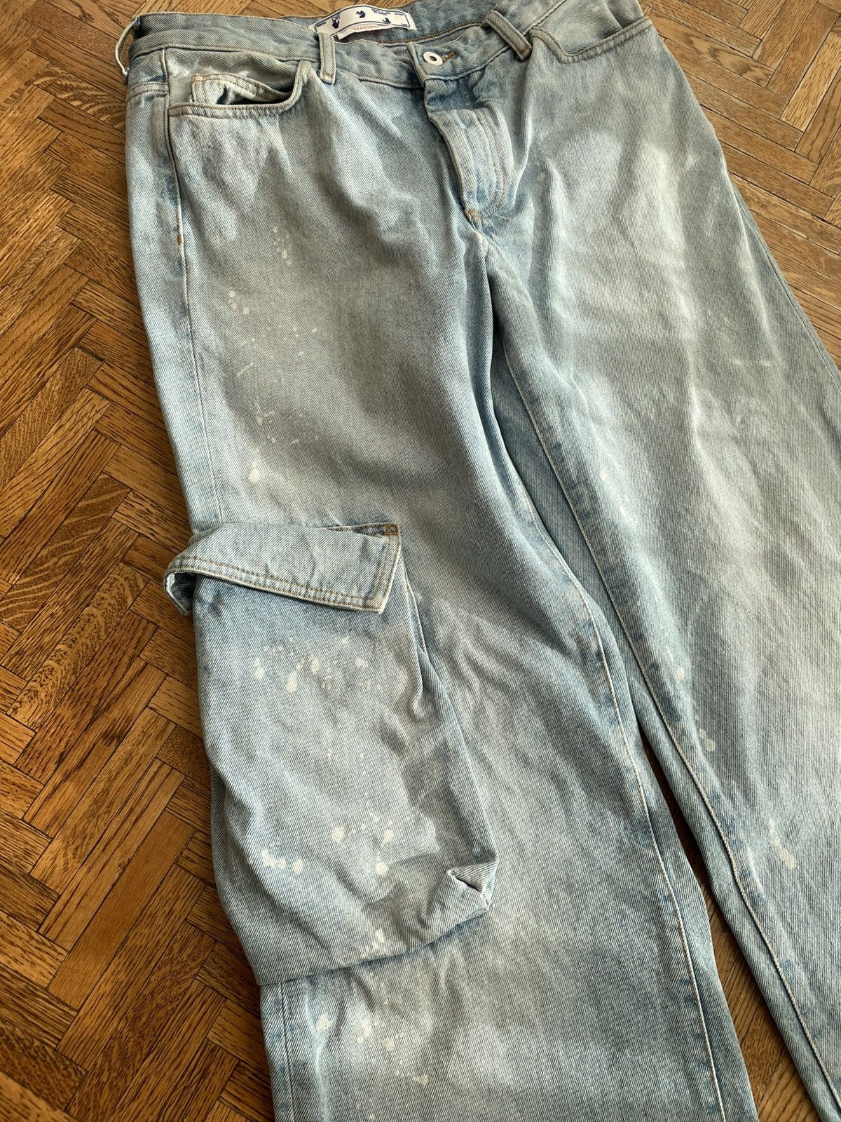 Off-White OFF WHITE Wide Leg Denim Size US 29 - 4 Thumbnail