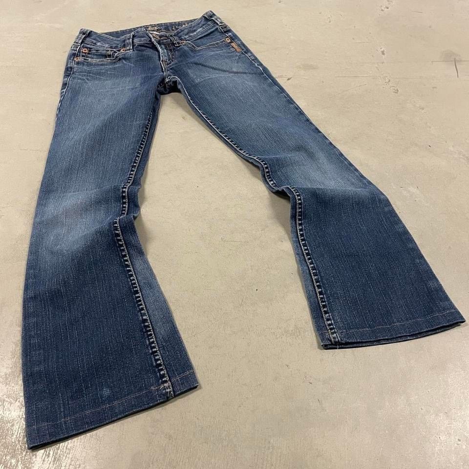 Silver Jeans Co. × Vintage y2k low rise silver bootcut Jeans 27x28 Size US 27 - 1 Thumbnail