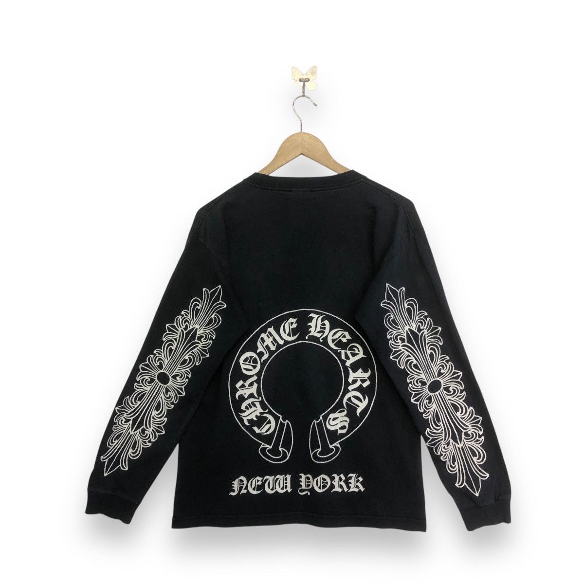 Chrome Hearts Chrome Hearts Blue Triple Cross Floral Long