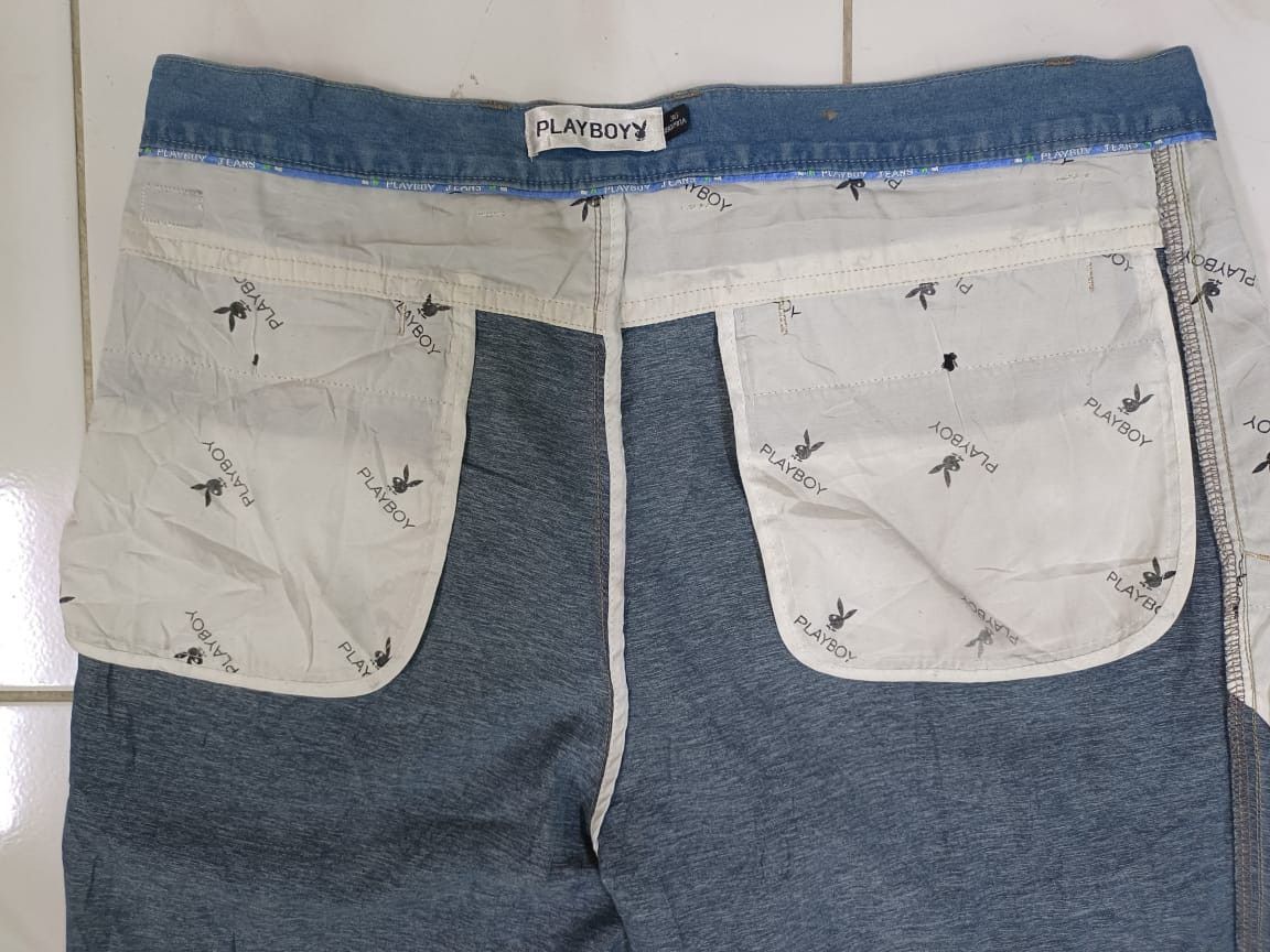 Playboy × Vintage Vintage Playboy Baggy Denim Jeans Pants Size US 37 - 16 Thumbnail