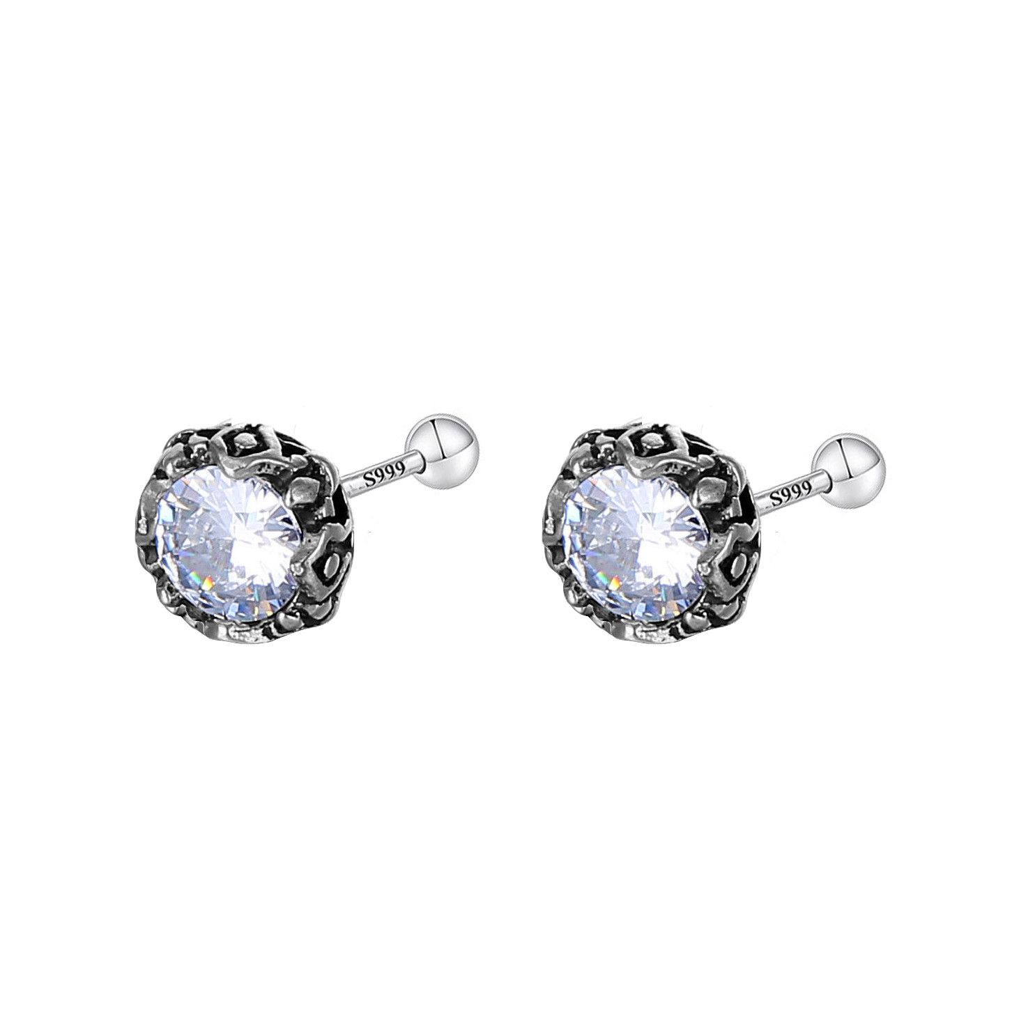 Jewelry Future Earrings One Pairs Chrome Jewelry Size ONE SIZE - 4 Thumbnail