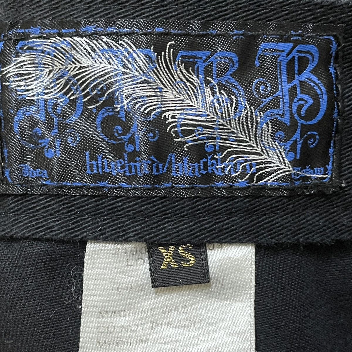 If Six Was Nine Rare Vintage Japanese Brand Blue Bird Bondage Pants 1990s Size US 26 / EU 42 - 9 Thumbnail