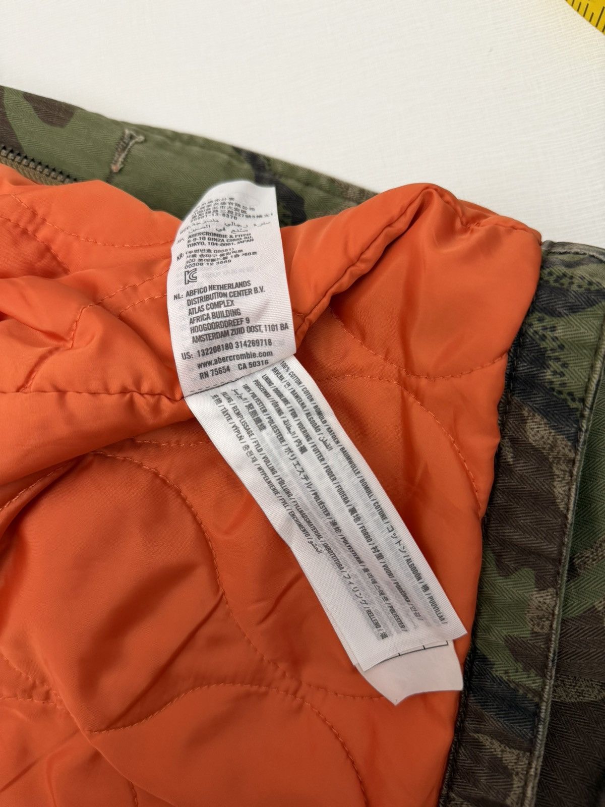 Abercrombie & Fitch Abercrombie & Fitch Camo Military Field Jacket Quilted Lined Size US S / EU 44-46 / 1 - 9 Thumbnail