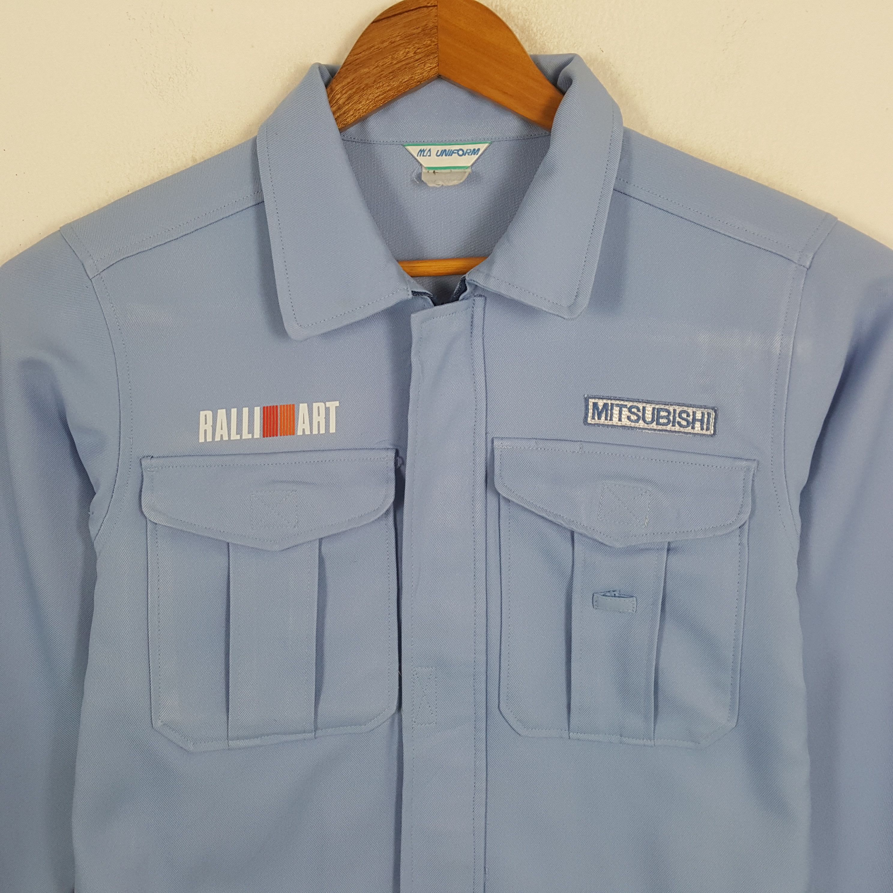 Japanese Brand × Vintage Vintage MITSUBISHI RALLI ART Japanese Racing Custom Jacket Size US S / EU 44-46 / 1 - 4 Thumbnail