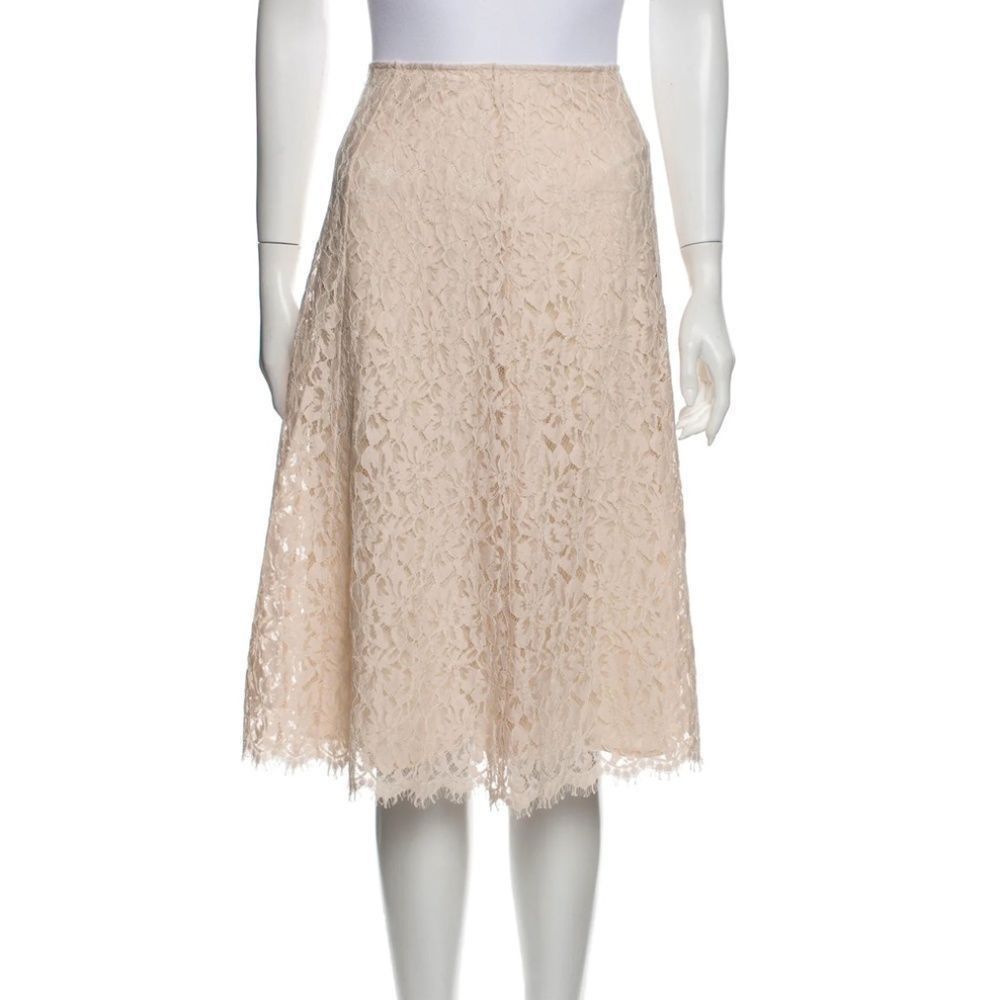 Lewit Lace Pattern knee length skirt SZ 10