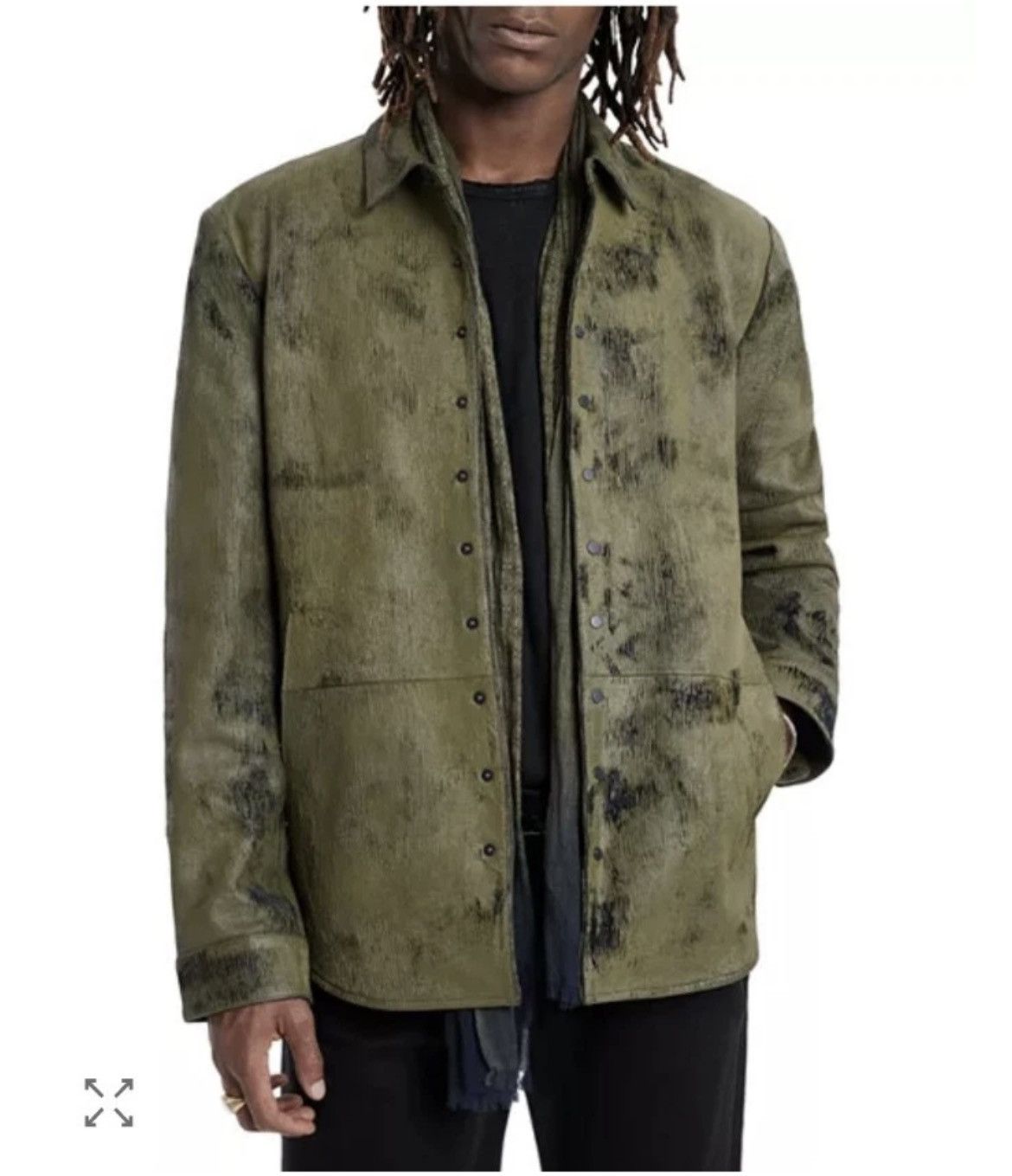 John Varvatos Kelch Leather Shirt Jacket EU 44 USA 34 small Size US S / EU 44-46 / 1 - 1 Thumbnail