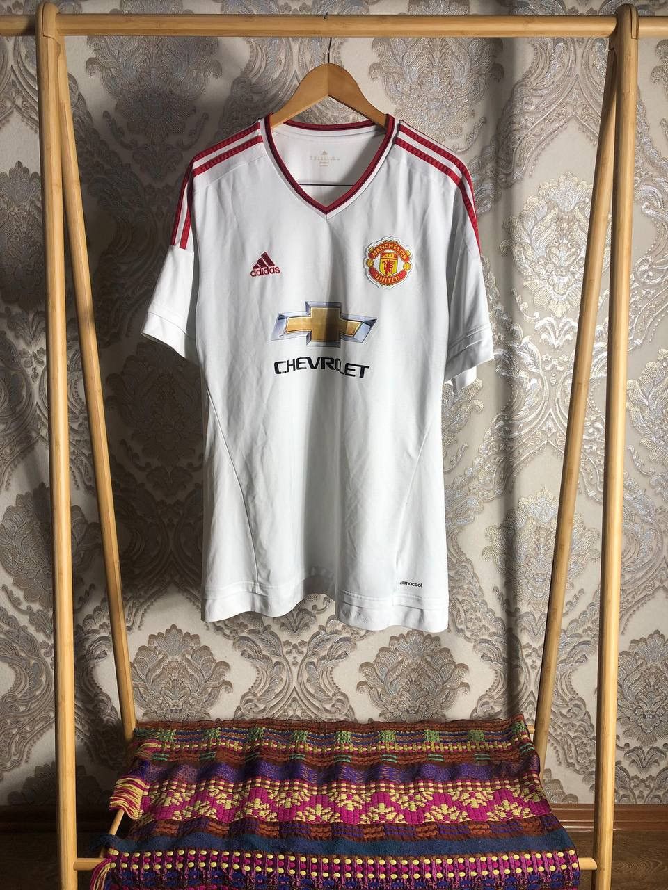 Adidas VINTAGE ADIDAS FC MANCHESTER UNITED ENGLAND SOCCER JERSEY Size US XXL / EU 58 / 5 - 1 Thumbnail