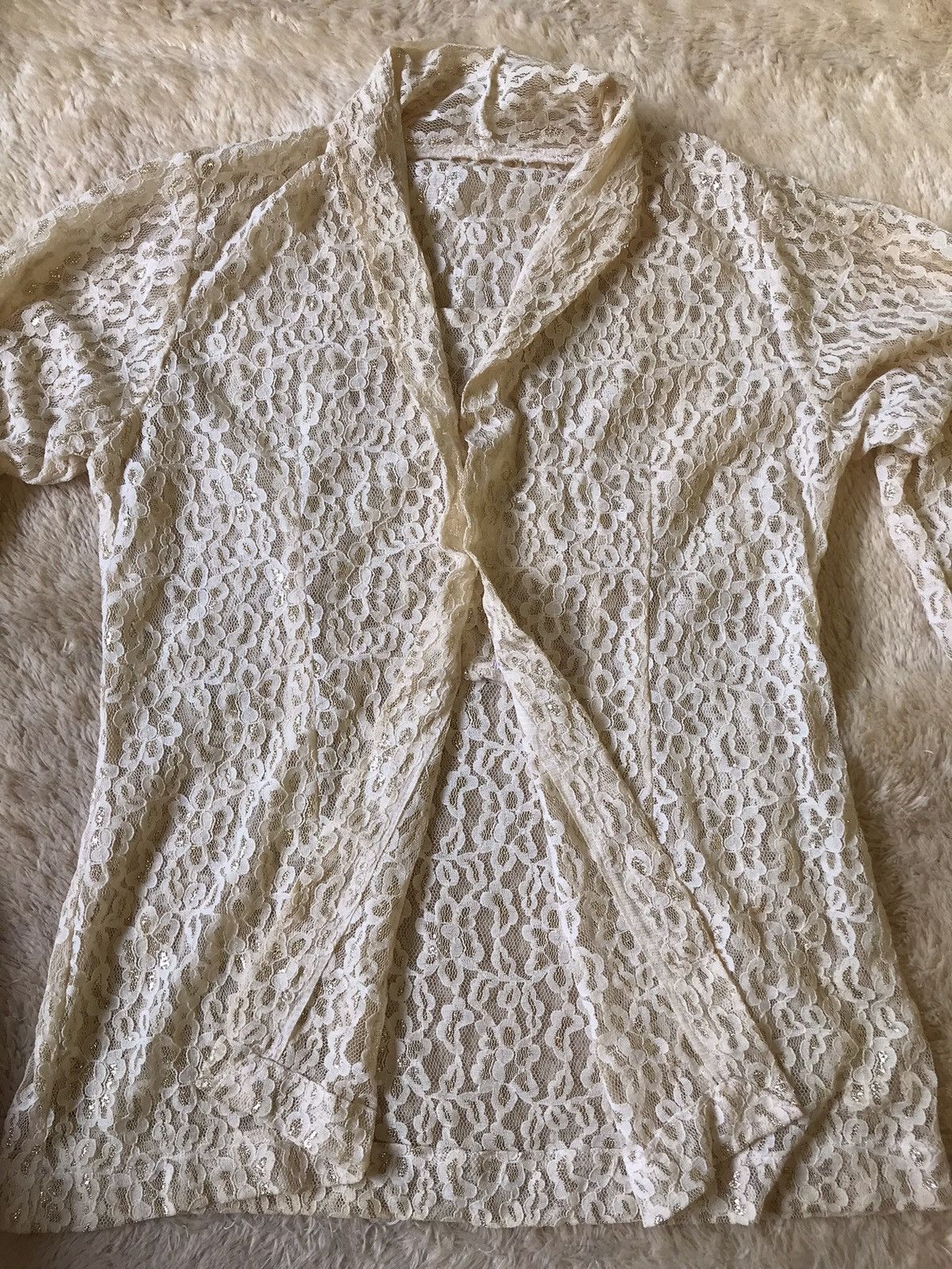 Designer × Japanese Brand × Vintage Vintage Rare Gold Long Sleeve Bodysuit Sexy Size M / US 6-8 / IT 42-44 - 1 Thumbnail