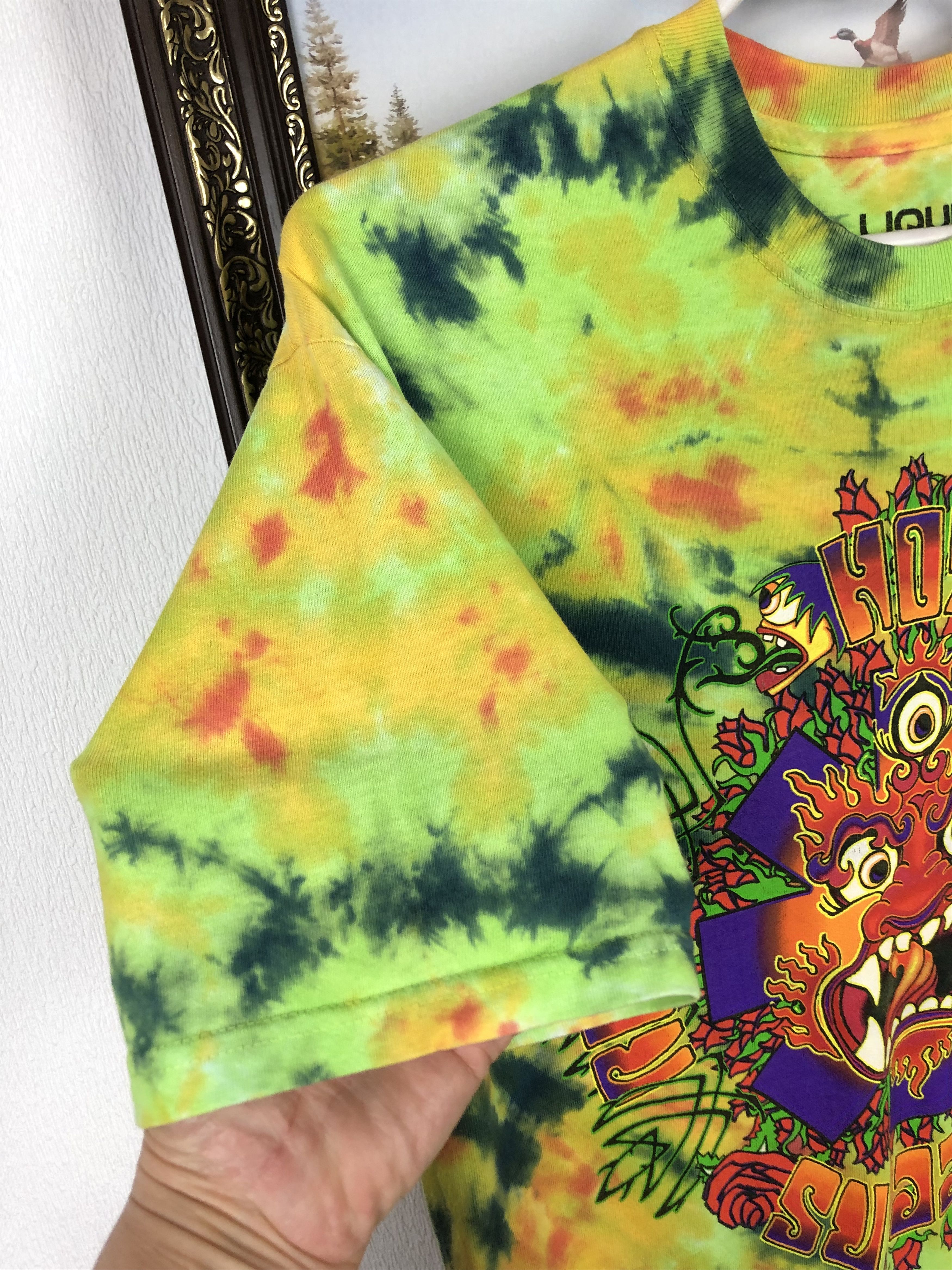 Band Tees RHCP Red Hot Chili Peppers Tie Dye Shirt Liquid Blue Tee Size US M / EU 48-50 / 2 - 5 Thumbnail