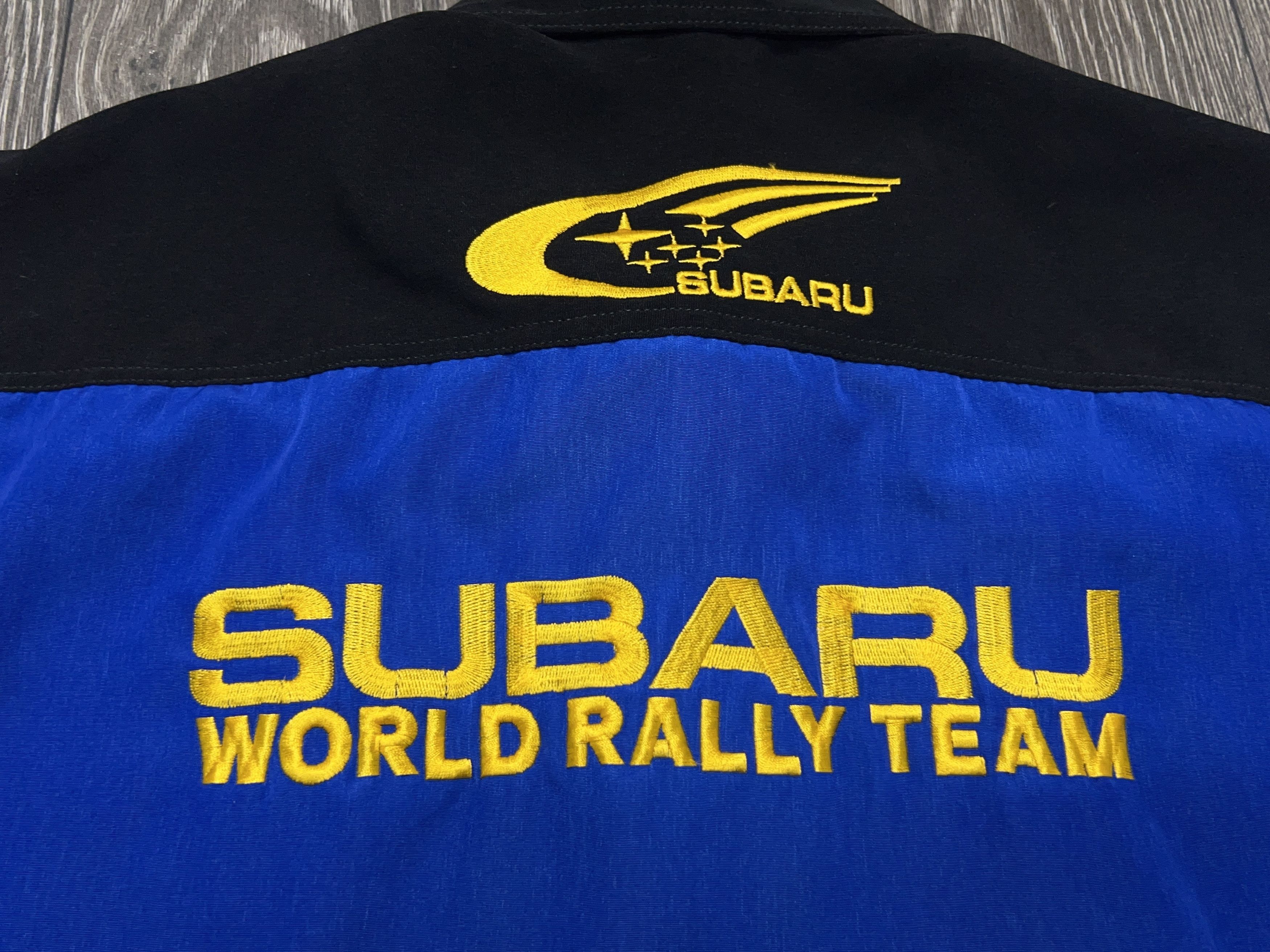 ICON Motorsports Subaru World Rally Team Worker Button Short Sleeve Racing Size US XL / EU 56 / 4 - 9 Thumbnail