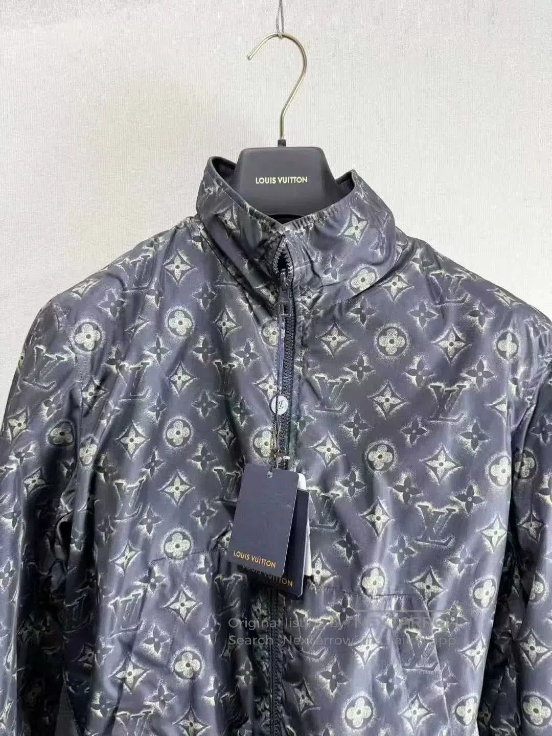 Louis Vuitton Louis Vuitton Logo Leather Jacket in Dark Blue. Size US L / EU 52-54 / 3 - 5 Thumbnail