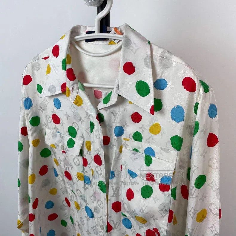 Louis Vuitton Louis Vuitton Polka-dot shirt Size M / US 6-8 / IT 42-44 - 9 Thumbnail