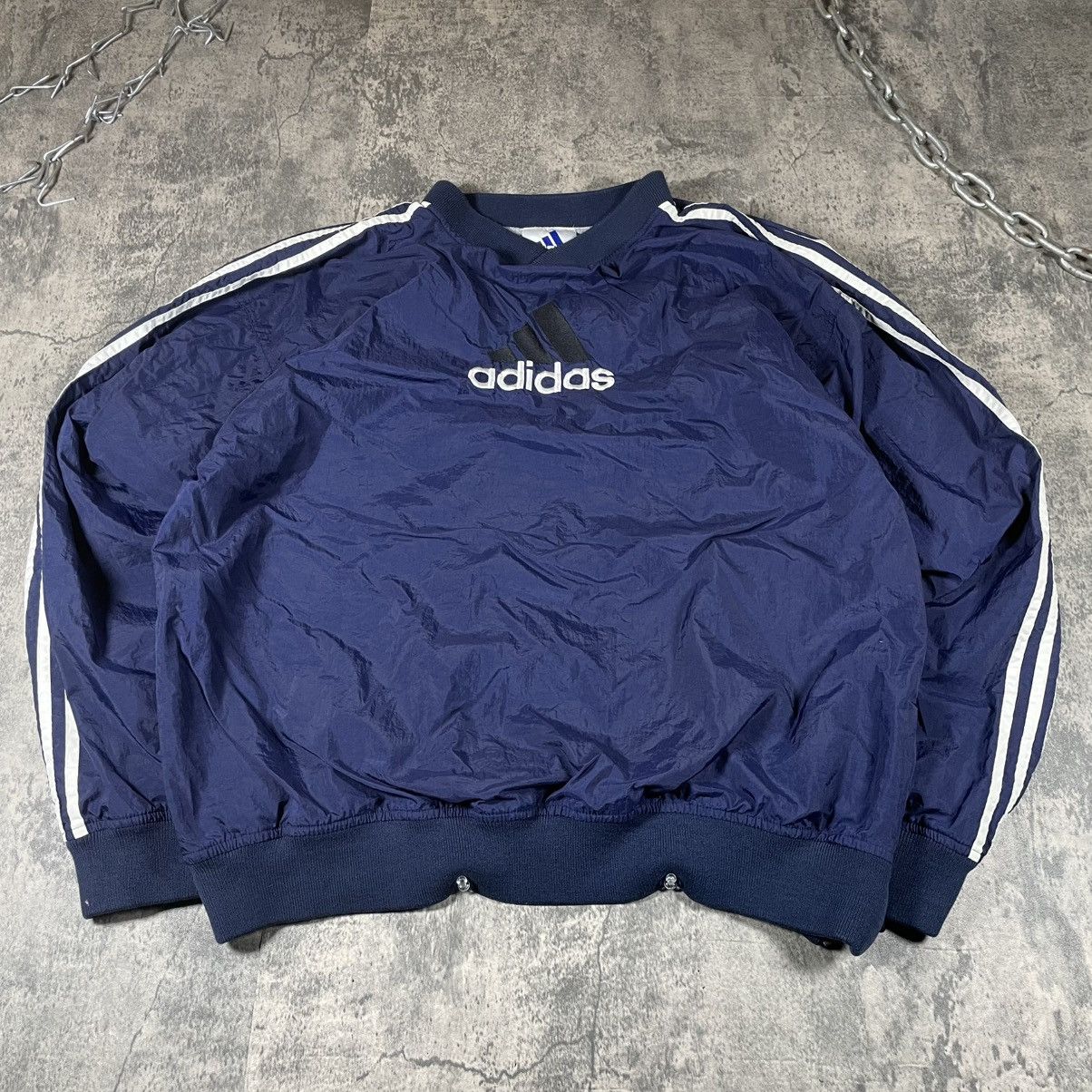 Adidas Adidas Vintage 90s Track jacket Size US L / EU 52-54 / 3 - 1 Thumbnail
