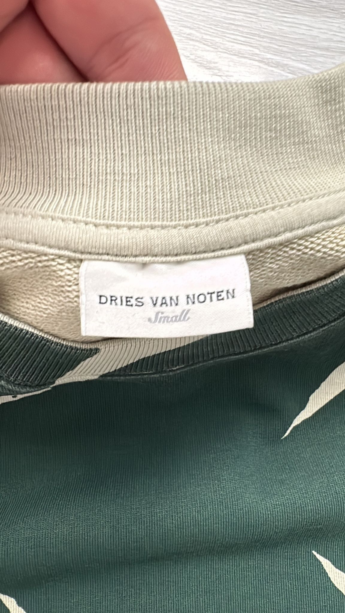 Dries Van Noten Dries Van Noten SAMPLE Screen Printed Sweatshirt Small Size US S / EU 44-46 / 1 - 6 Thumbnail