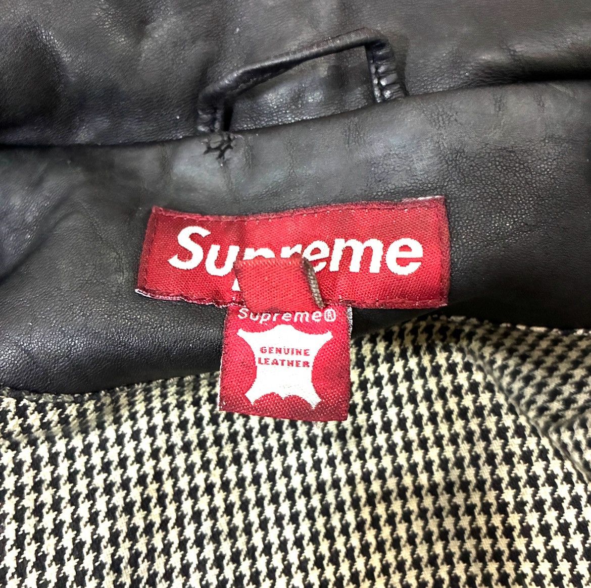 Supreme Supreme Archive Leather Bomber Jacket Size US L / EU 52-54 / 3 - 6 Thumbnail