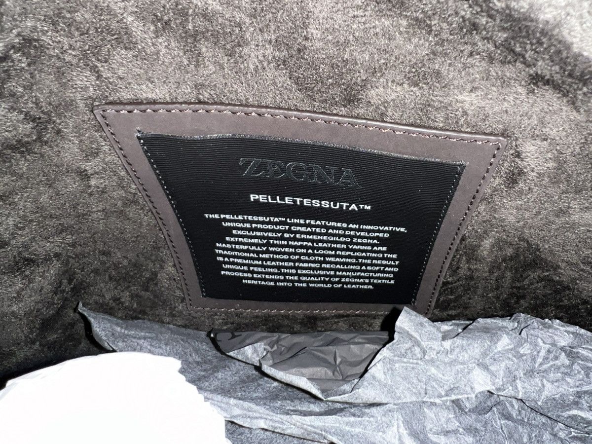 Ermenegildo Zegna Zegna Bag Dark Brown Pelletessuta Nubuck Holdall Size ONE SIZE - 7 Thumbnail