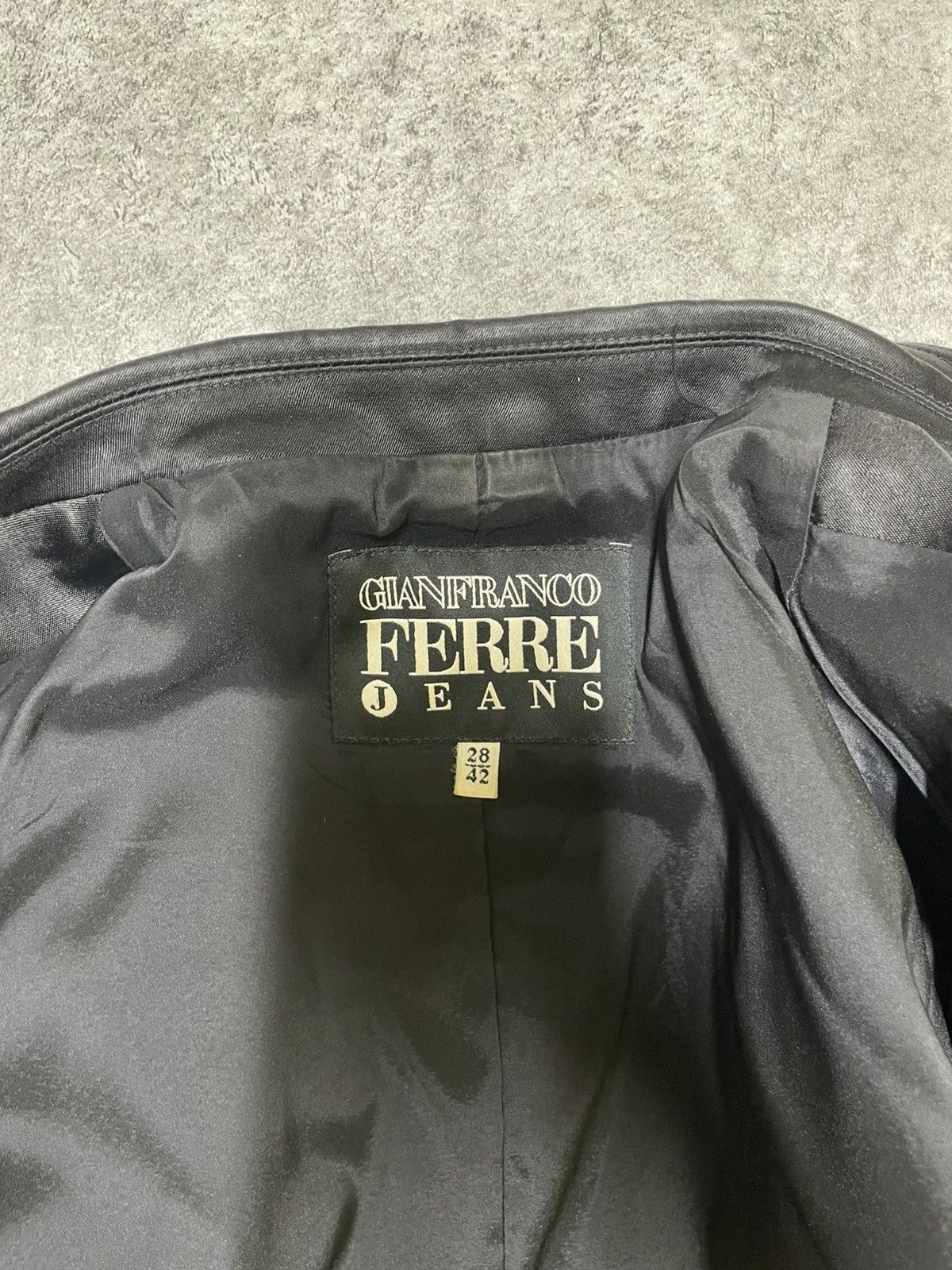 Gianfranco Ferre × If Six Was Nine Nosferatu GFJ Italy 99ss Blazer Opium Fit Nylon Fit Style Size US M / EU 48-50 / 2 - 4 Thumbnail