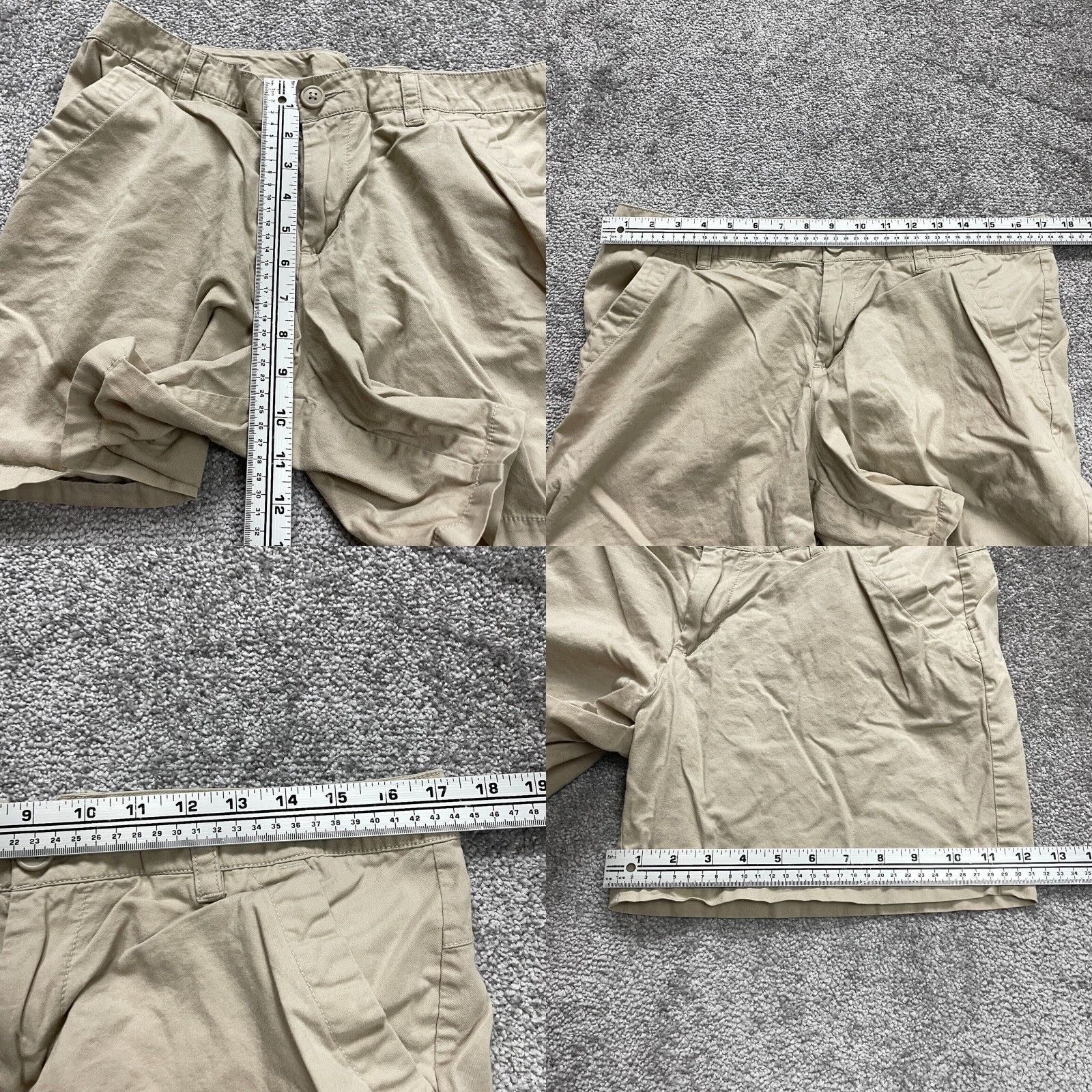 Vintage Columbia Shorts Women 12 Brown Cotton Mid Rise Outdoor Hiking Casual 34x5.5 Women Size 34" / US 12 / IT 48 - 8 Thumbnail