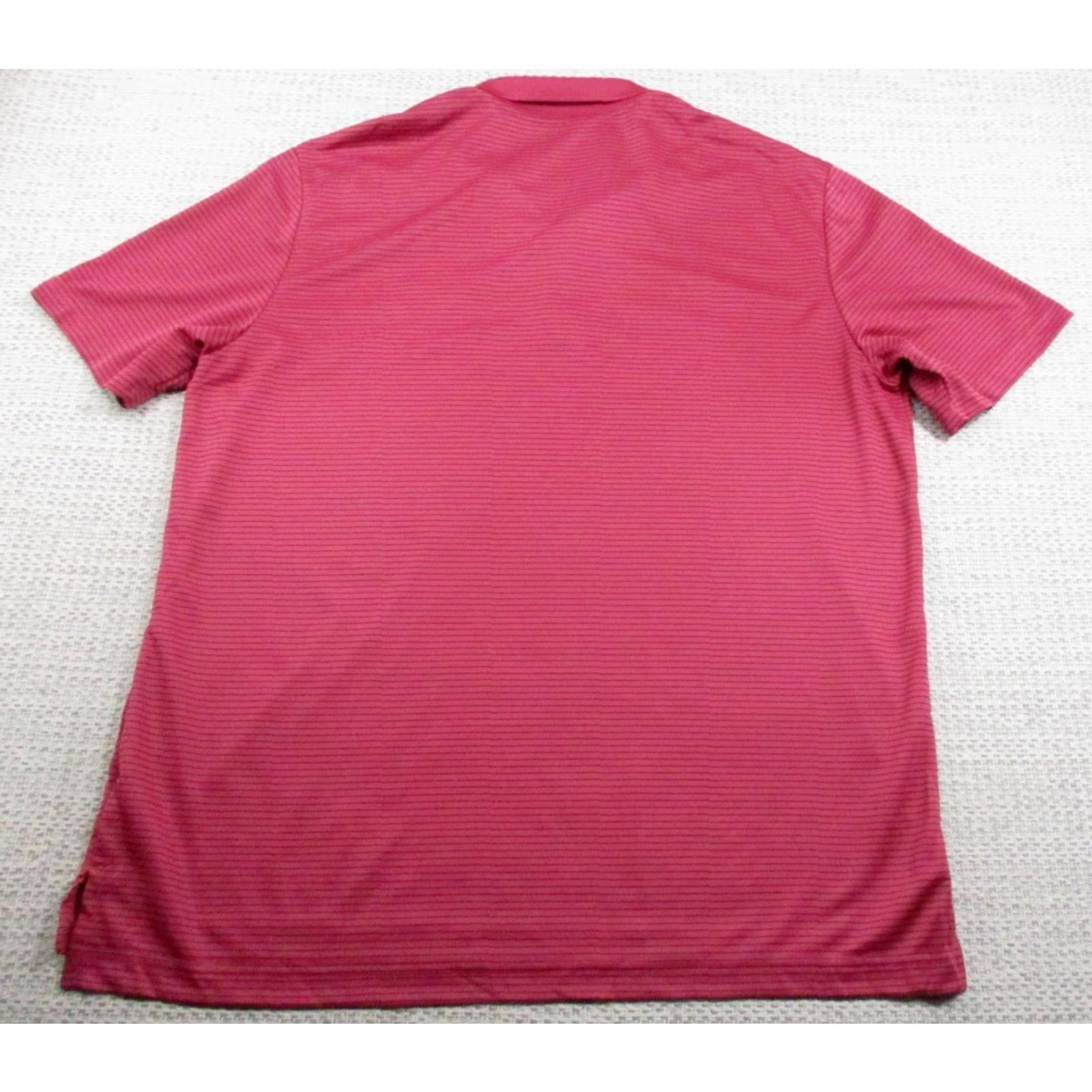 Adidas Adidas Polo Shirt Mens XL Red Striped Coldwater Golf Club Golf Performance Polo Shirt Size US XL / EU 56 / 4 - 5 Thumbnail