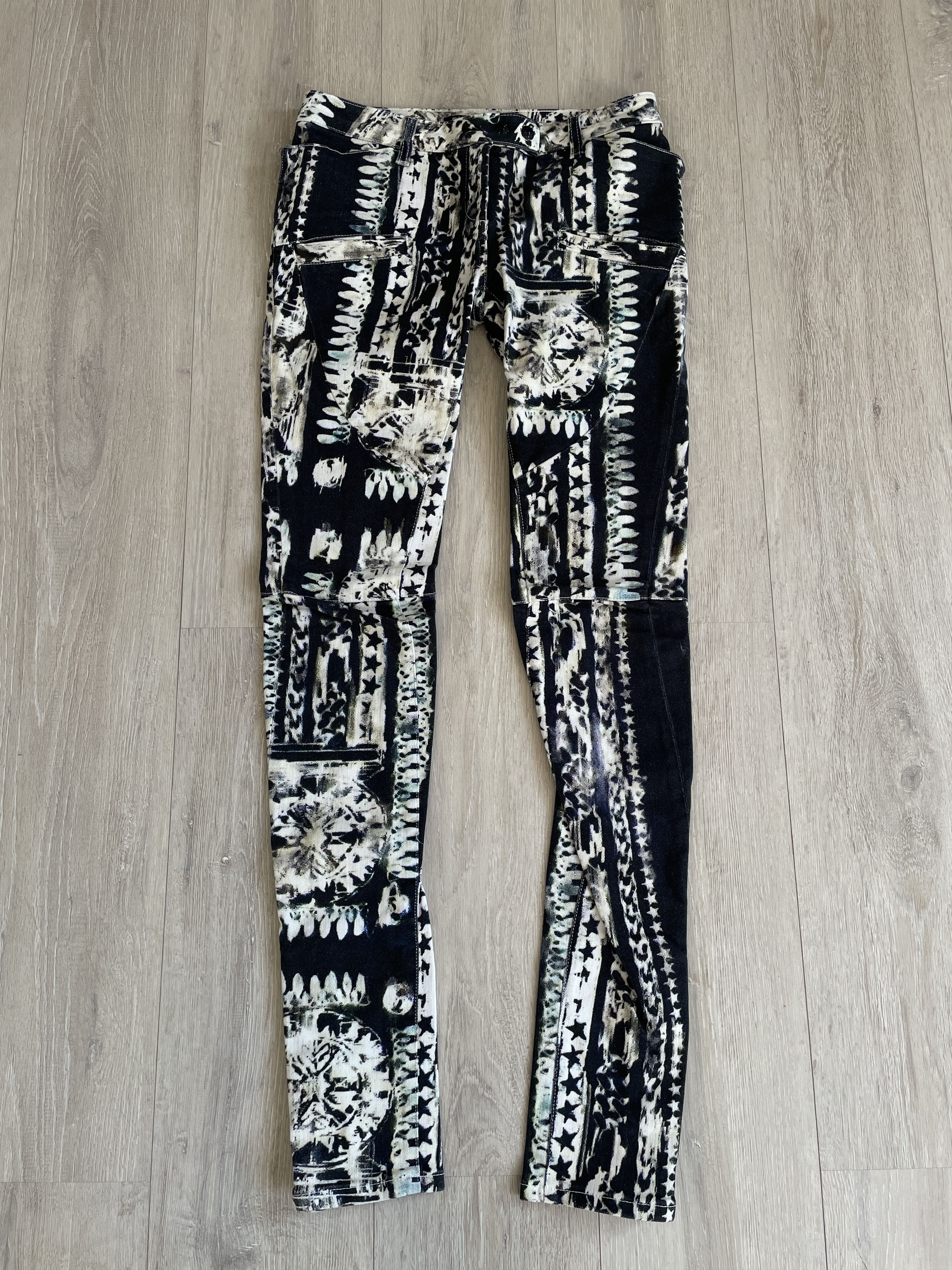Balmain Balmain SS12 biker jeans by Oliver Rousteing Size 28" / US 6 / IT 42 - 1 Thumbnail