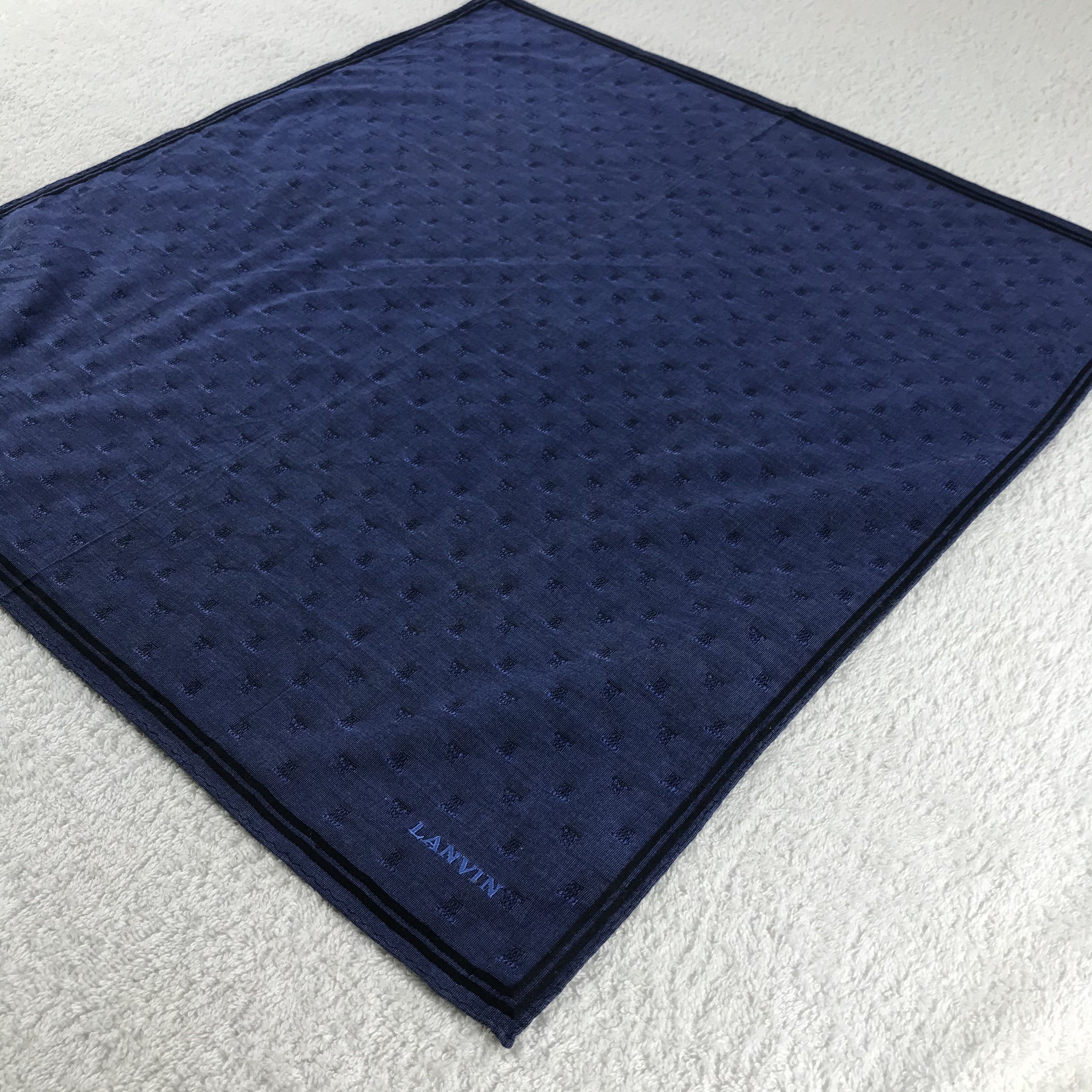Lanvin × Vintage Lanvin Bandana / Handkerchief / Neckerchief - S291 Size ONE SIZE - 2 Thumbnail