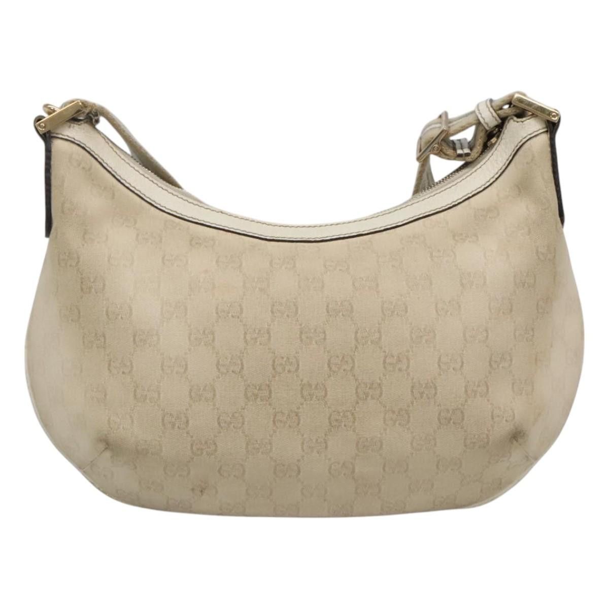 Gucci GUCCI GG Canvas Shoulder Bag White Gold Size ONE SIZE - 2 Thumbnail