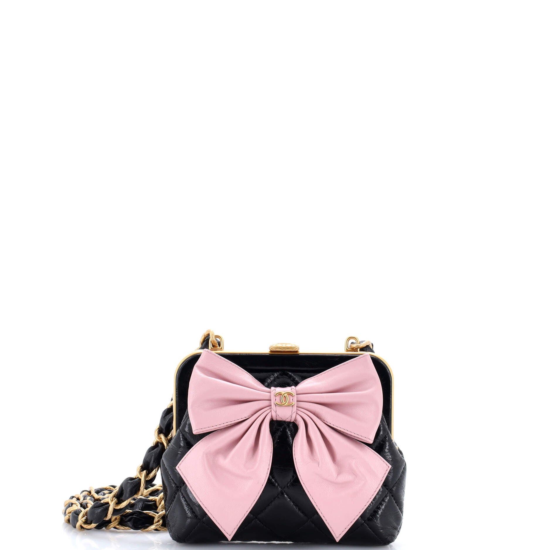 Chanel Bow Frame Clutch With Chain Size ONE SIZE - 1 Thumbnail