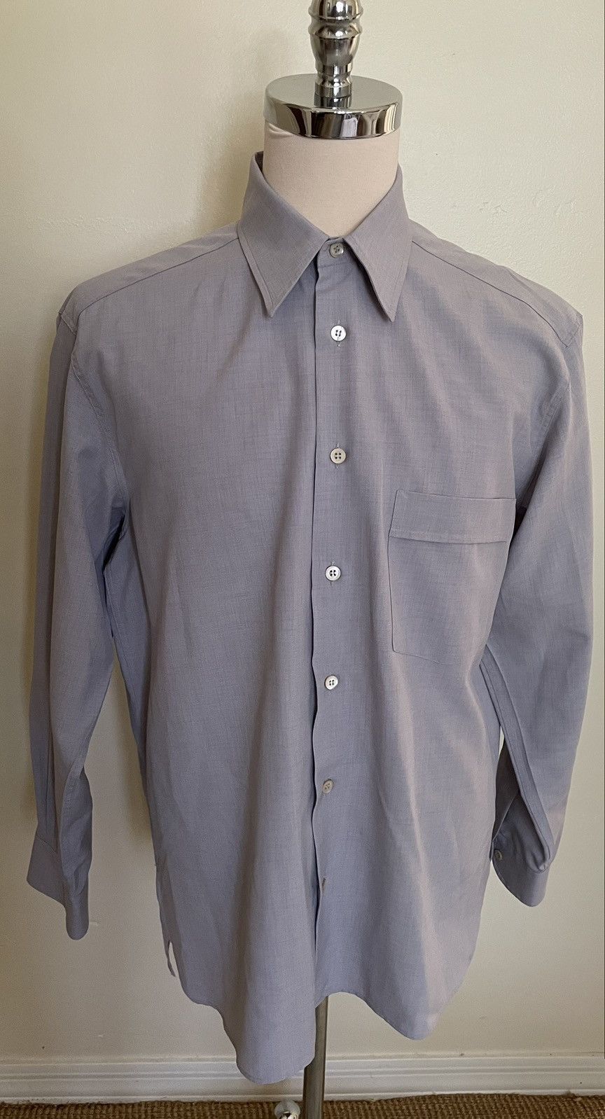 Ermenegildo Zegna × Vintage Vintage Polyester Sport Shirt Size US L / EU 52-54 / 3 - 3 Thumbnail