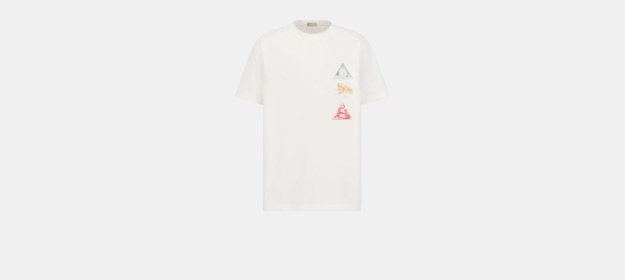 o1w1db10824 T-Shirt Relaxed Fit in White