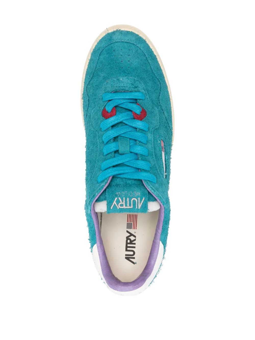 AUTRY o1y0426 Logo Low-Top Sneakers in Deep Teal/White Size US 8 / EU 41 - 4 Thumbnail