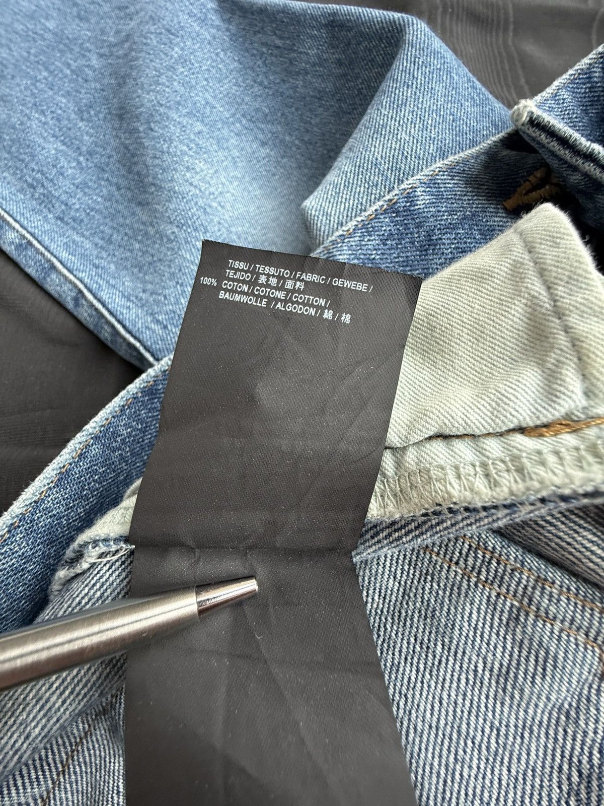 Saint Laurent Paris SS16 Saint Laurent D10 knee rip jeans Hedi 32 grail slim Size US 33 - 25 Thumbnail