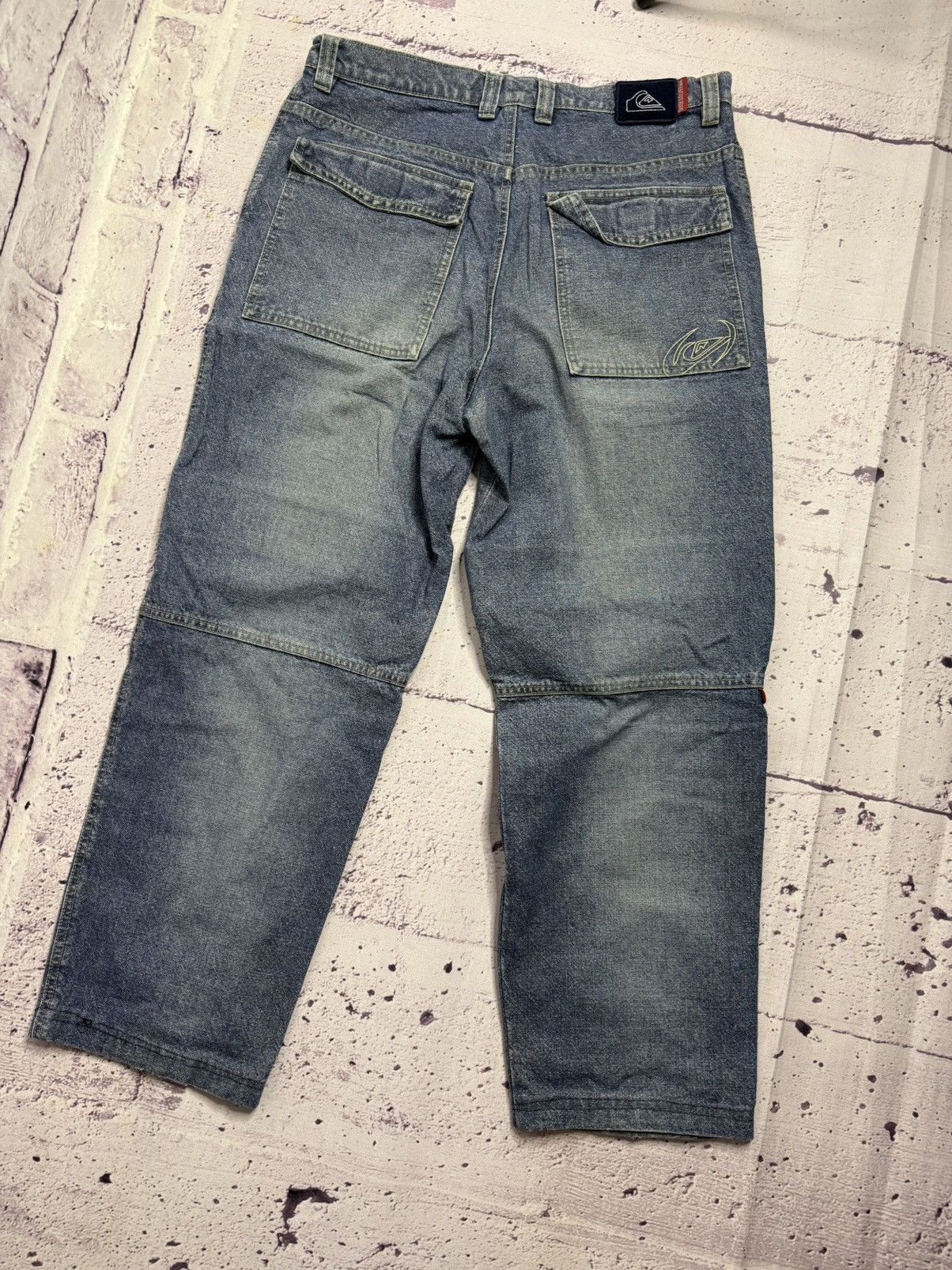 Quiksilver Mens Vintage Jeans Quiksilver Size 34 Surf Style y2k Size US 34 / EU 50 - 17 Thumbnail