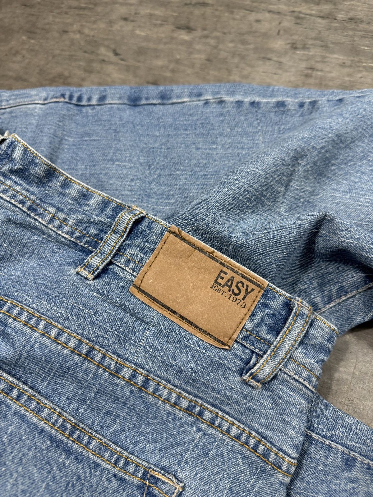 Vintage ᶠᵃⁿᶜʸᵍᵘʸ Vintage Baggy Washed Denim Jeans Wide leg Y2K Size US 36 / EU 52 - 5 Thumbnail