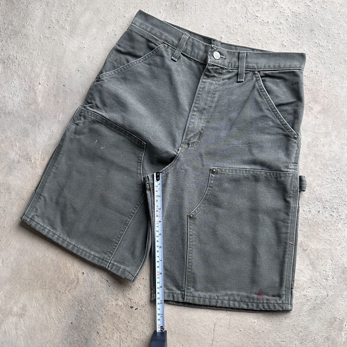 Carhartt (29x9.8) Rare!!! 00s Carhartt Double Knee B80 MOS Shorts Size US 29 - 6 Thumbnail