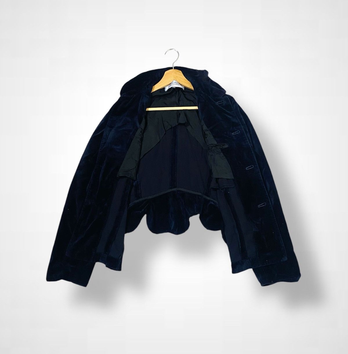 Robe de Chambre Comme des Garcons Velvet Button Up Jacket