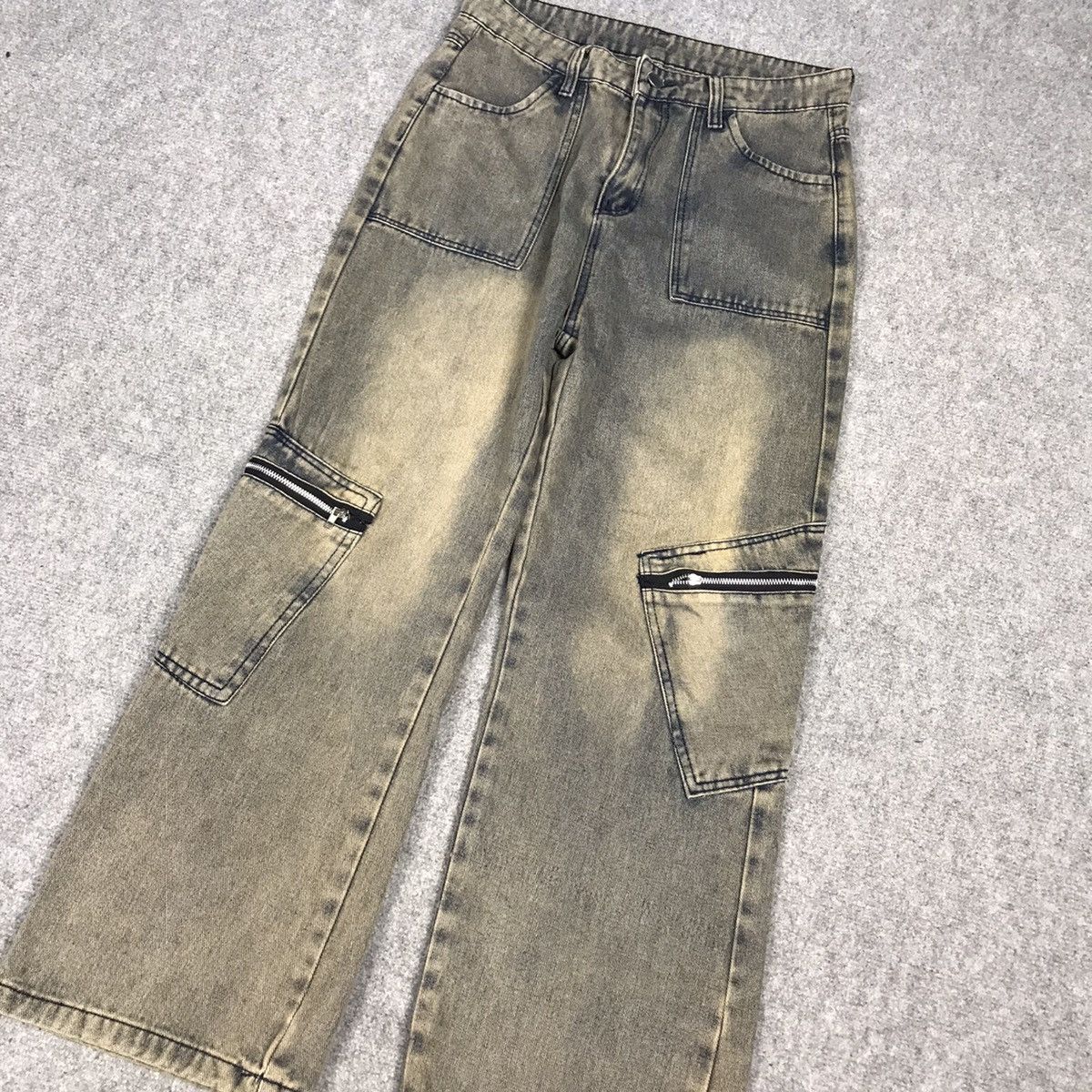 Japanese Brand DENIM RUSTY BAGGY MULTI POCKET JEANS PANTS Size US 29 - 4 Thumbnail