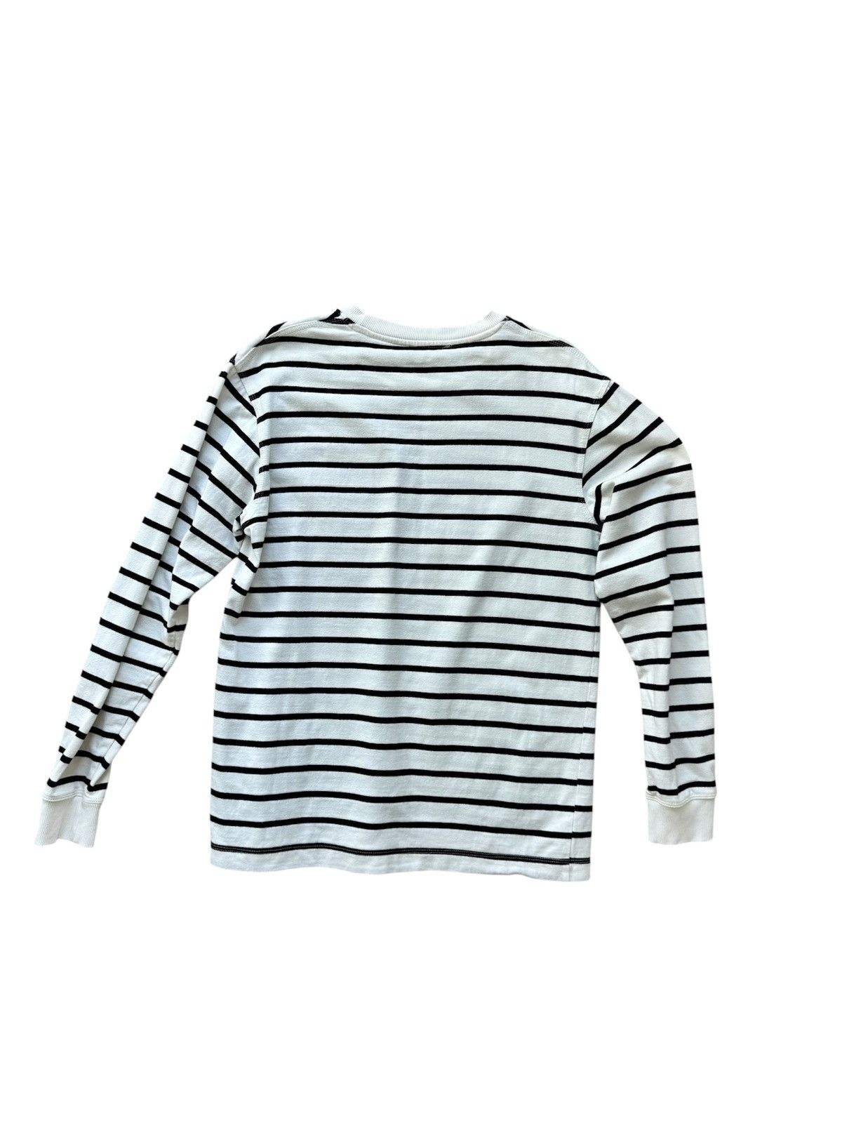 Zara Zara Man Striped Crewneck Sweatshirt, Ivory - Size M Size US M / EU 48-50 / 2 - 3 Thumbnail