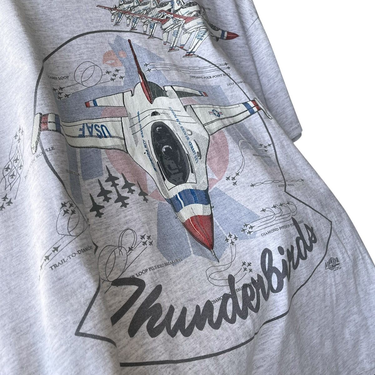 Vintage US Army USAF Thunderbird Vintage 1993 World Tour Tee Size US XXL / EU 58 / 5 - 4 Thumbnail