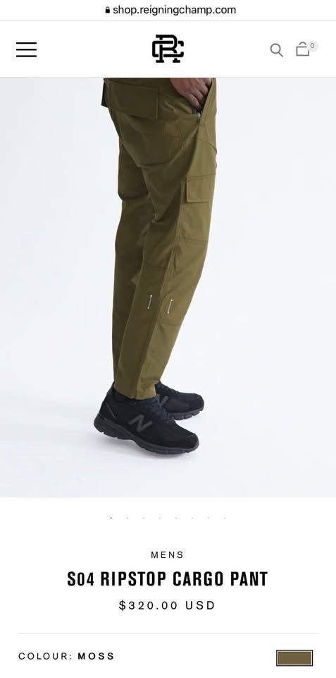 Reigning Champ Rare!! Brand New Reigning Champ | Jide Osifeso Pipstop Pants Size US 34 / EU 50 - 2 Thumbnail