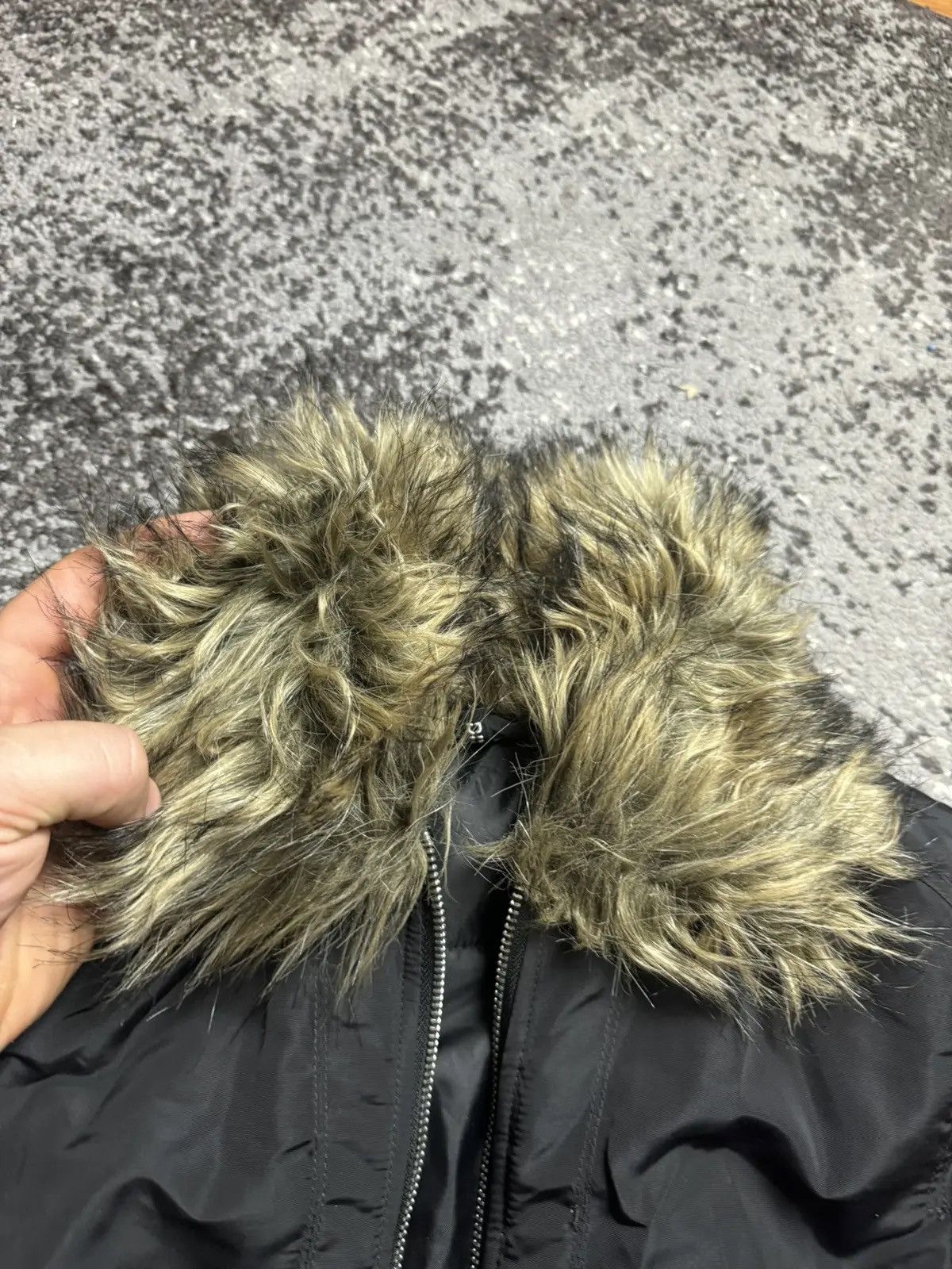 Japanese Brand × Vintage Vintage Y2K Nylon Bomber Opium Fur Sheepskin Owns Jacket Size US S / EU 44-46 / 1 - 8 Thumbnail