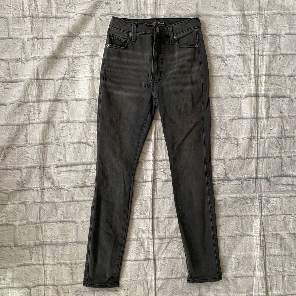 Lucky Brand Lucky Brand women 2 cotton blend uni fit skinny ankle jeans Size 26" / US 2 / IT 38 - 1 Thumbnail