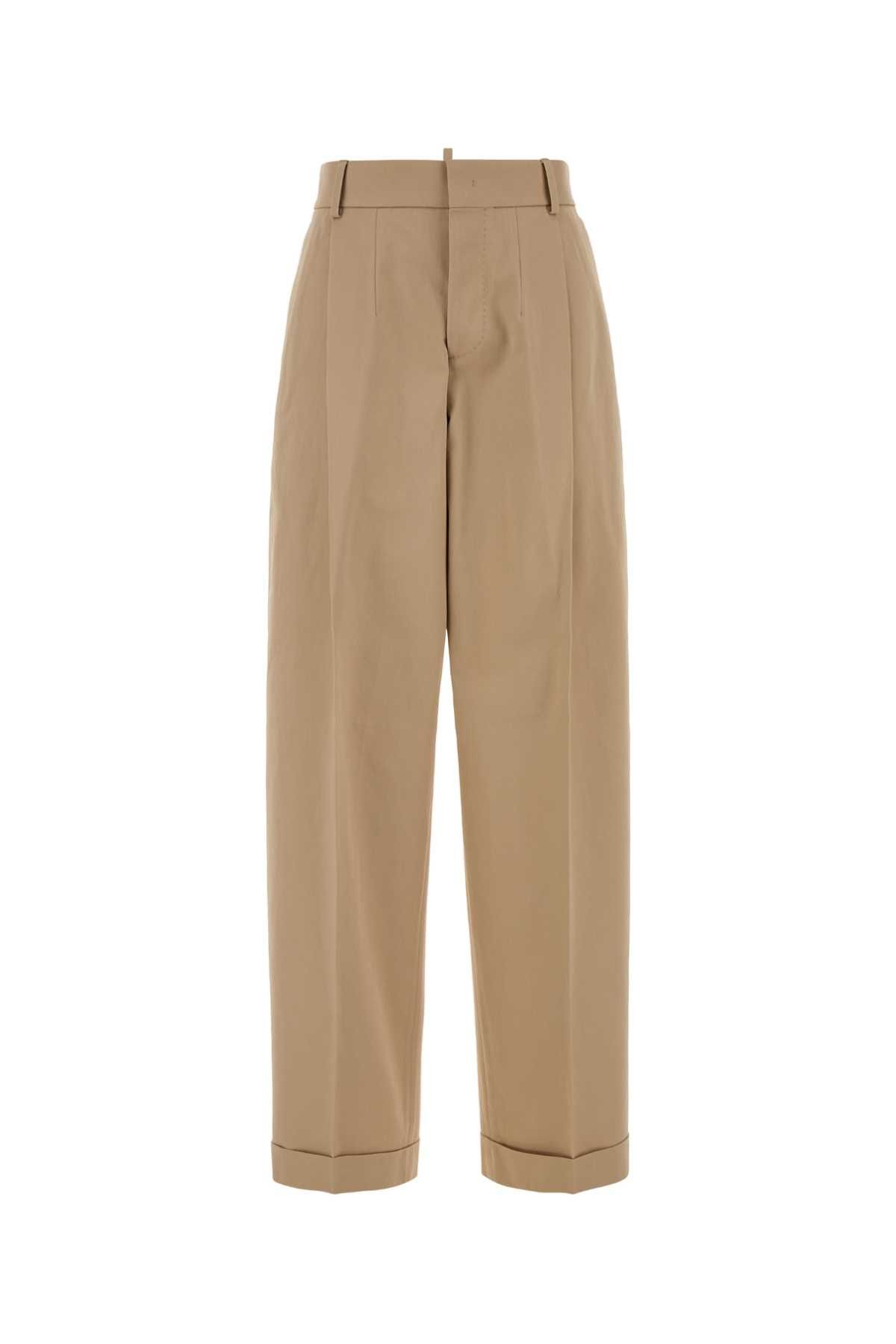 Dsquared2 Beige Gabardine Pant Size 28" / US 6 / IT 42 - 1 Thumbnail