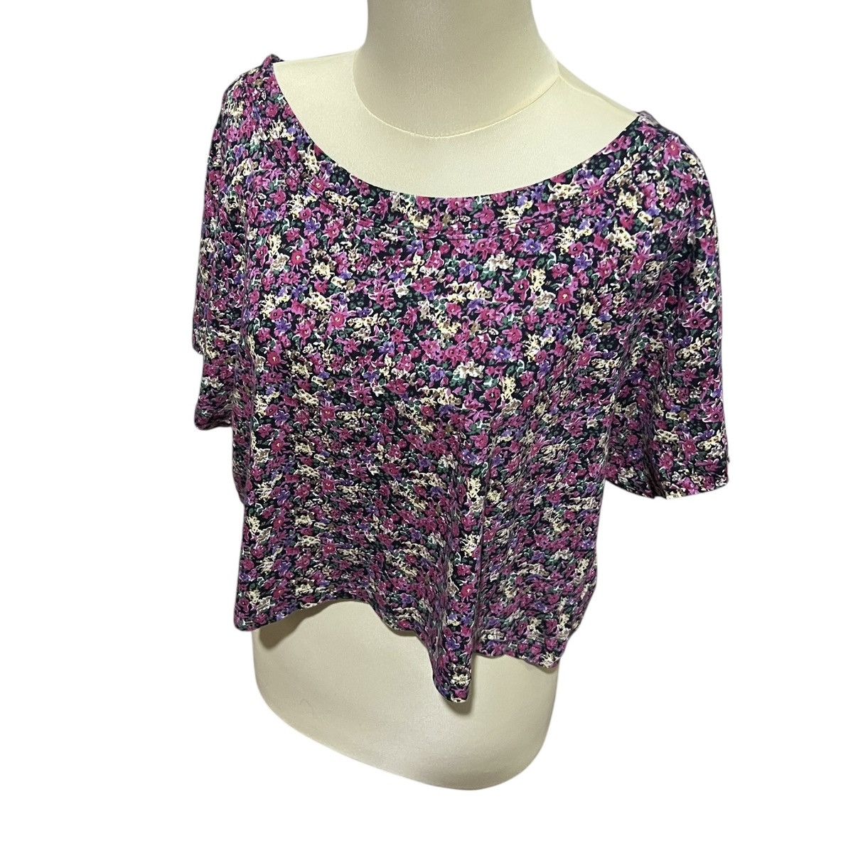 Issey Miyake Mercibeaucoup by Issey Miyake Cropped T-shirt Size S / US 4 / IT 40 - 4 Thumbnail